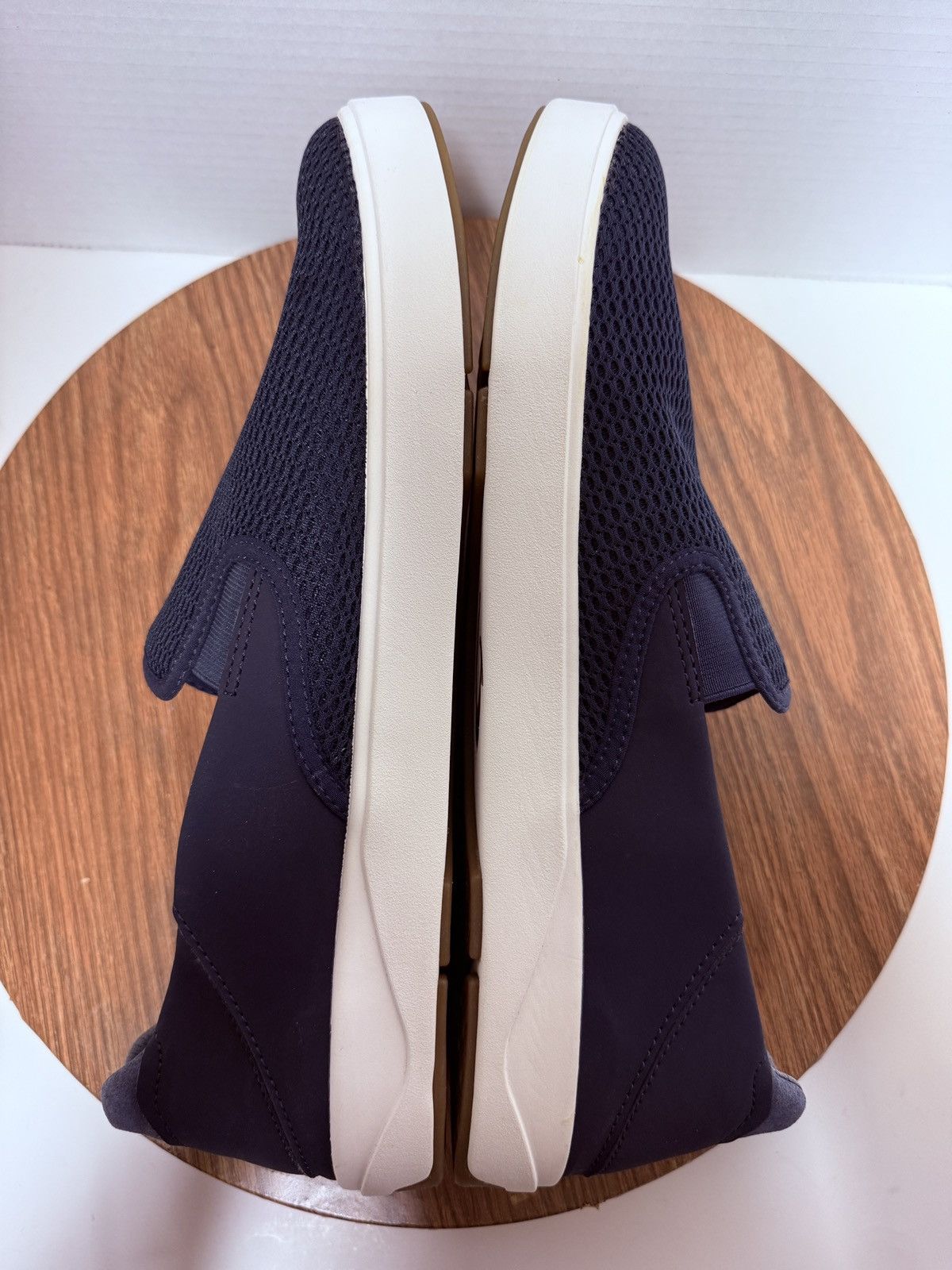Olukai Olukai Men Navy Blue Slip On Shoes Breathable Mesh Upper Size US 15 / EU 48 - 10 Thumbnail