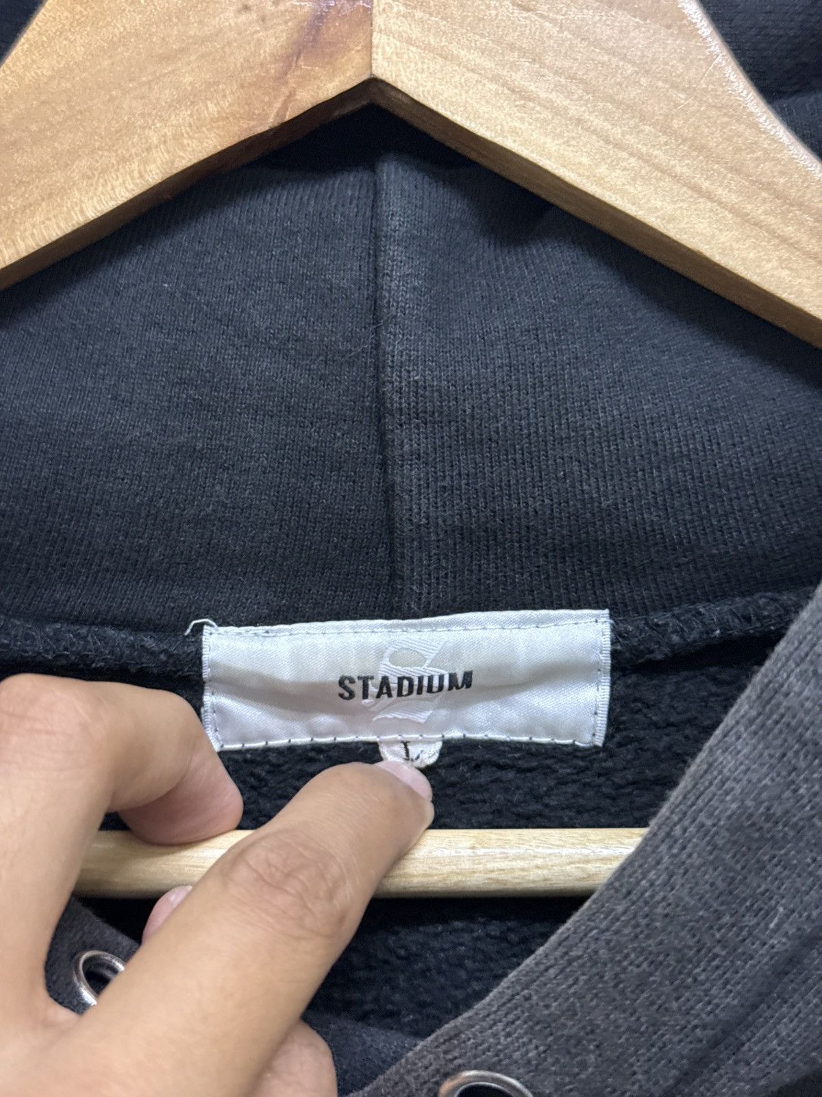 Vintage 2000s Japanese Brand Stadium stussy style faded hoodie Size US L / EU 52-54 / 3 - 4 Thumbnail