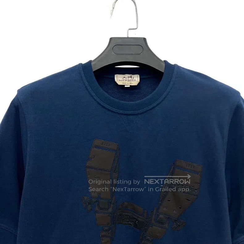Hermes Hermes Blue H Short Sleeve Size S / US 4 / IT 40 - 3 Thumbnail