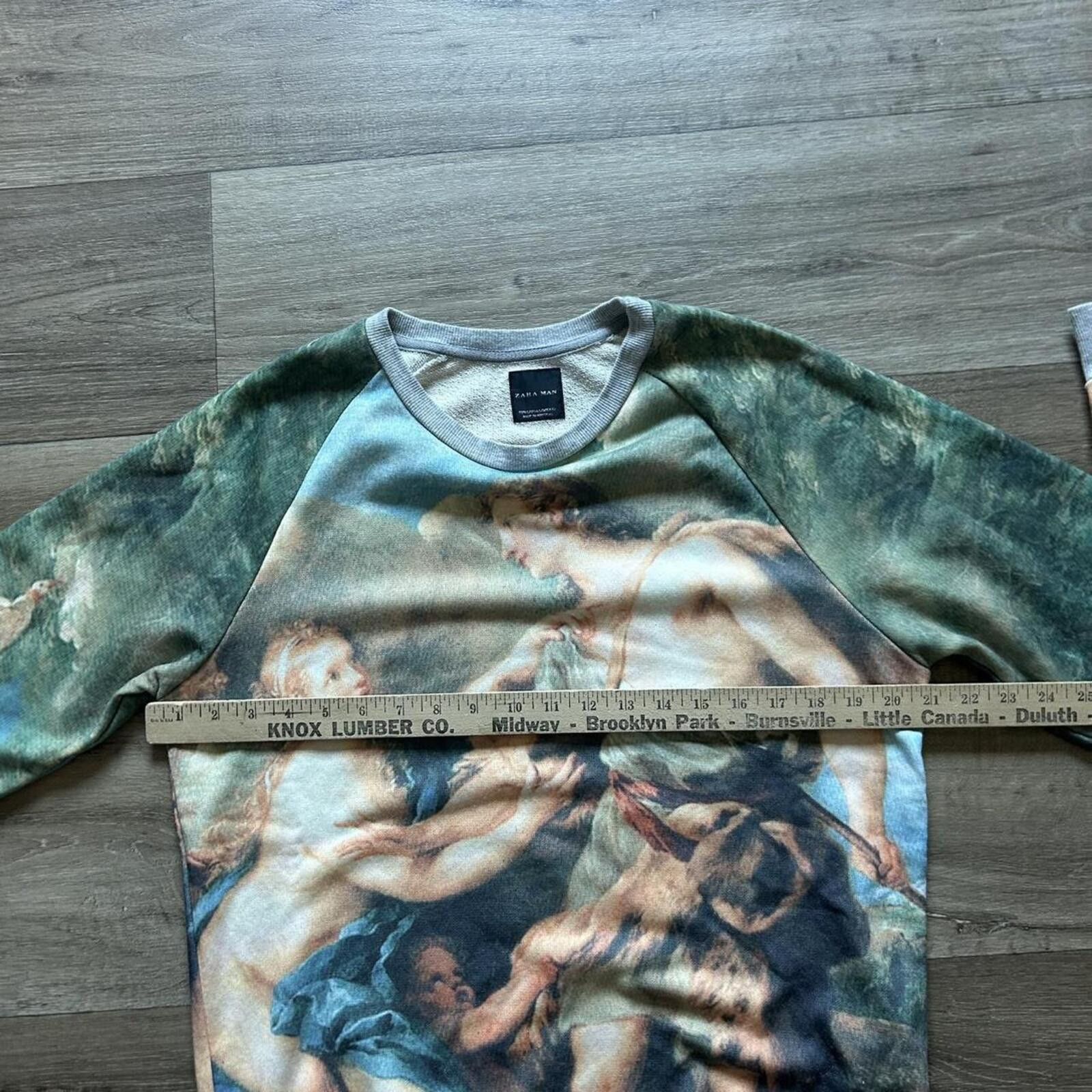 Zara Zara Man multicoloured art painting sweatshirt Size L Size US L / EU 52-54 / 3 - 5 Thumbnail