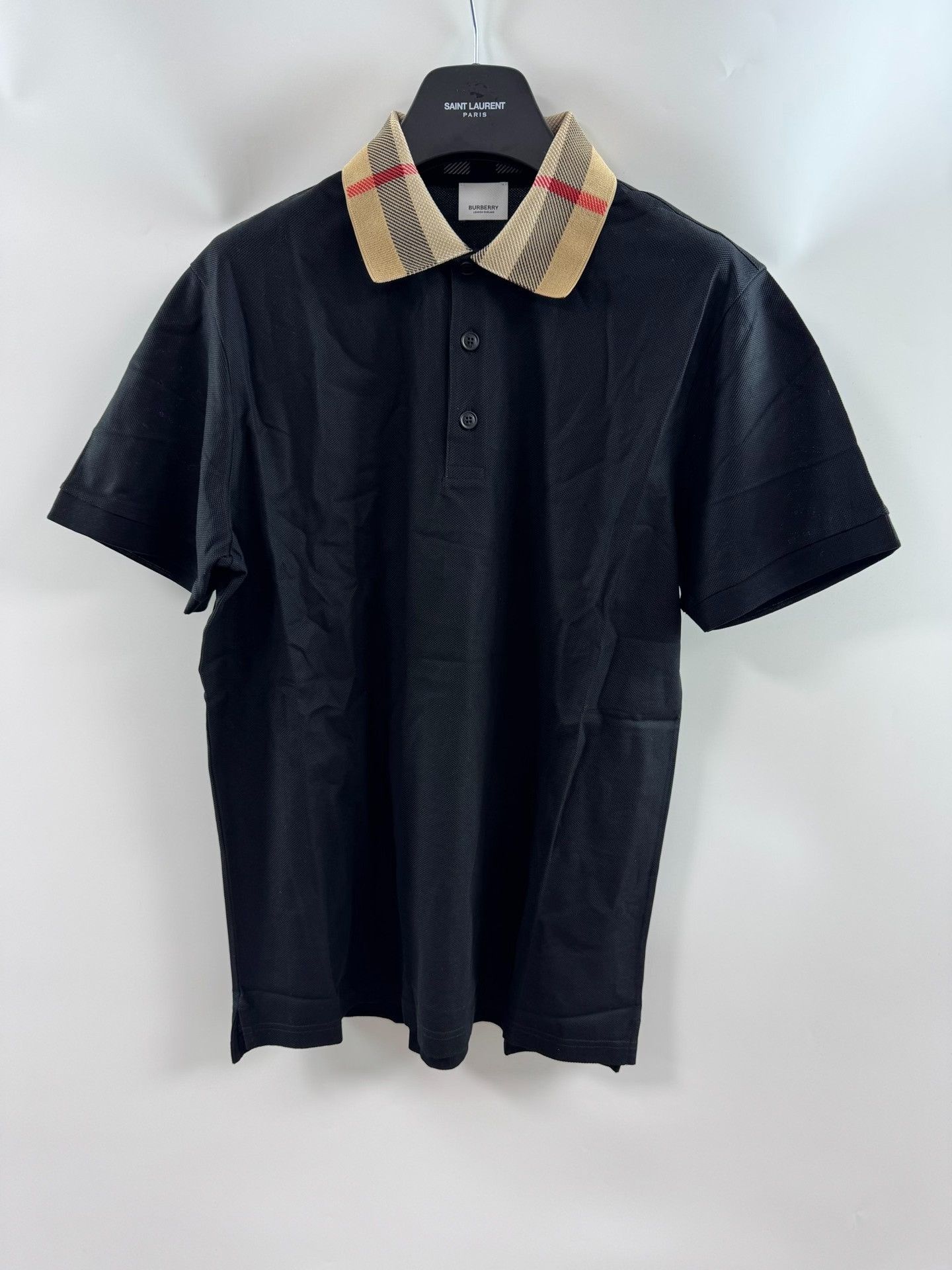 Burberry Burberry Check Collar Polo Shirt XL Size US XL / EU 56 / 4 - 1 Thumbnail