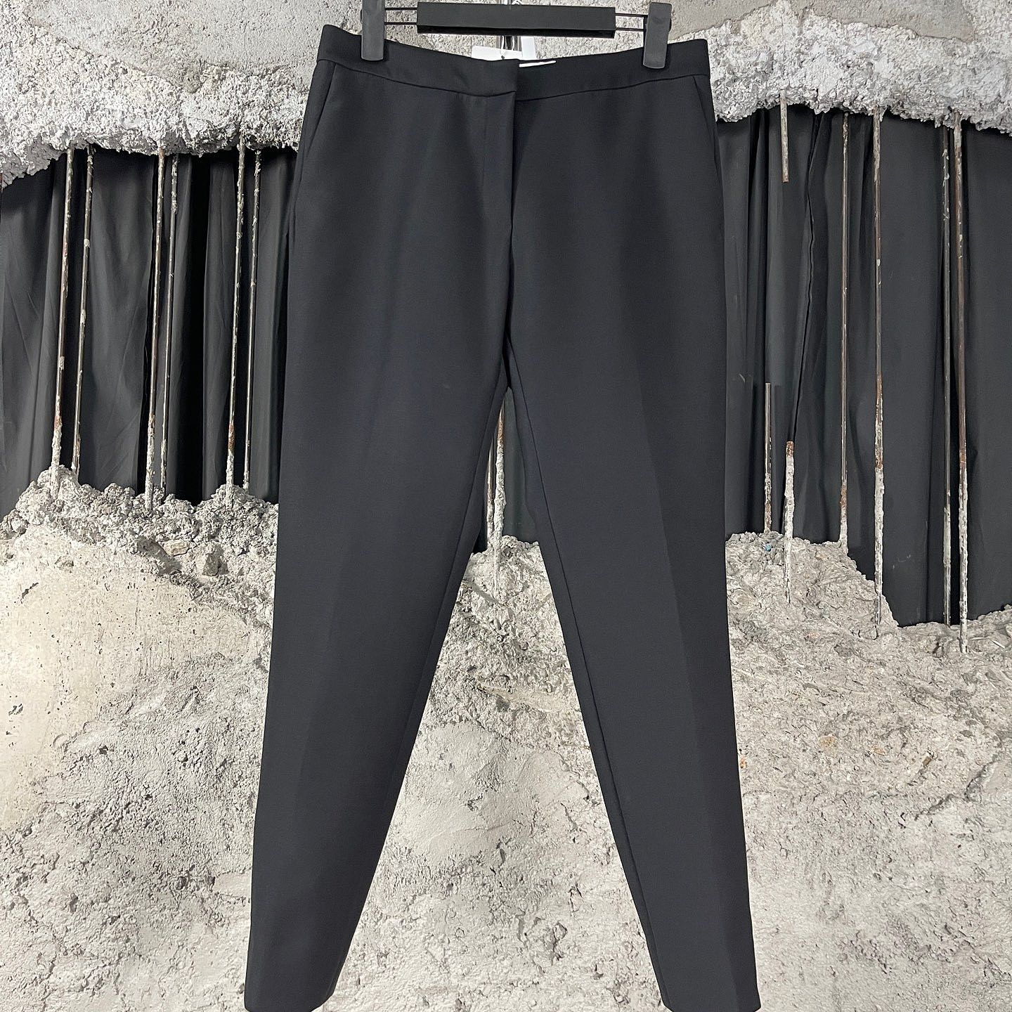 Dior Dior Black Wool Blend Pants Size 38 Size 27" / US 4 / IT 40 - 1 Thumbnail