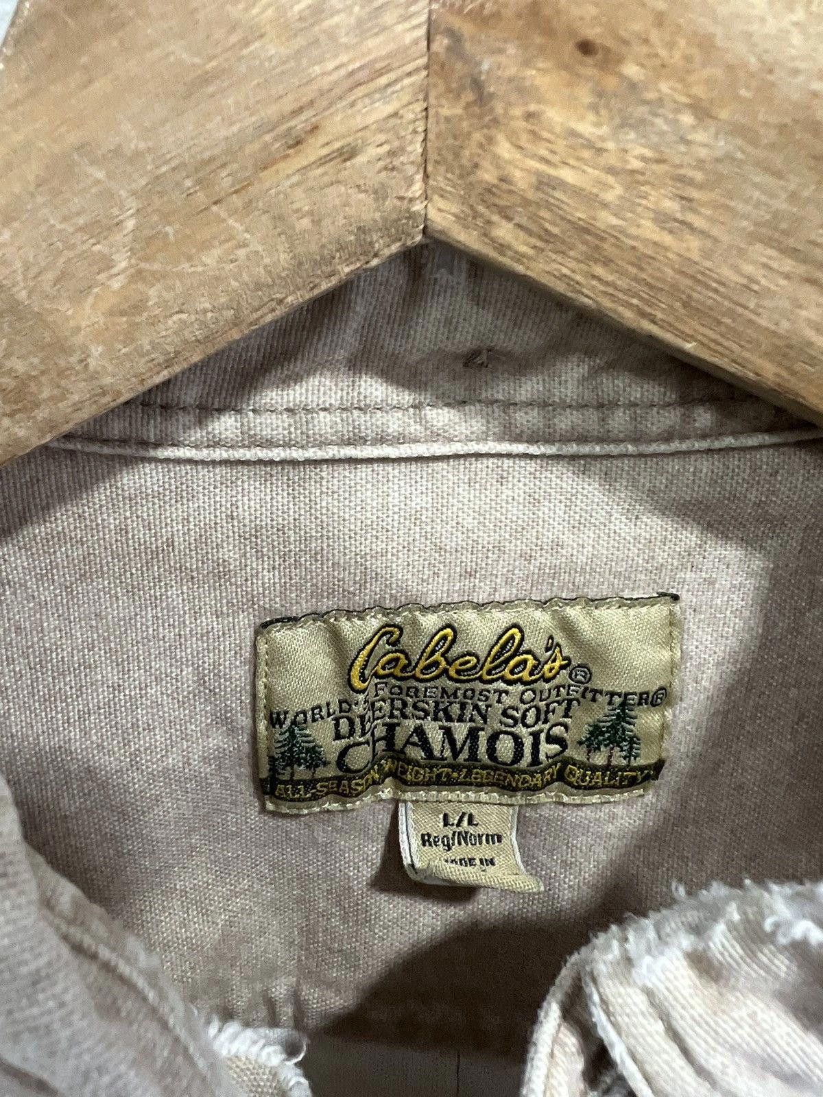 Vintage Vintage Cabela Chamois Button Shirt dog hunting animal Size US L / EU 52-54 / 3 - 6 Thumbnail