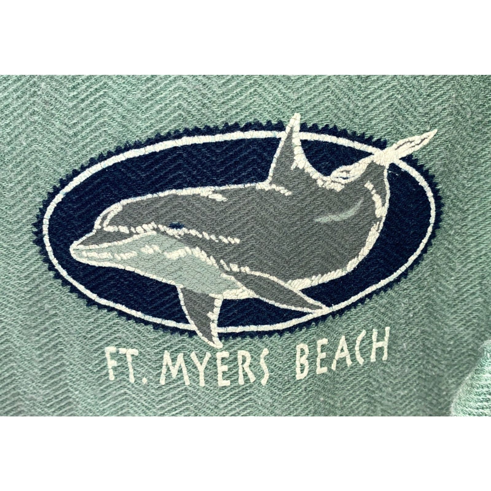 Vintage Guava Beach Mens Henley Style T-Shirt FT MYERS BEACH Green M Shirt Short Sleeve Casual Size US M / EU 48-50 / 2 - 4 Thumbnail