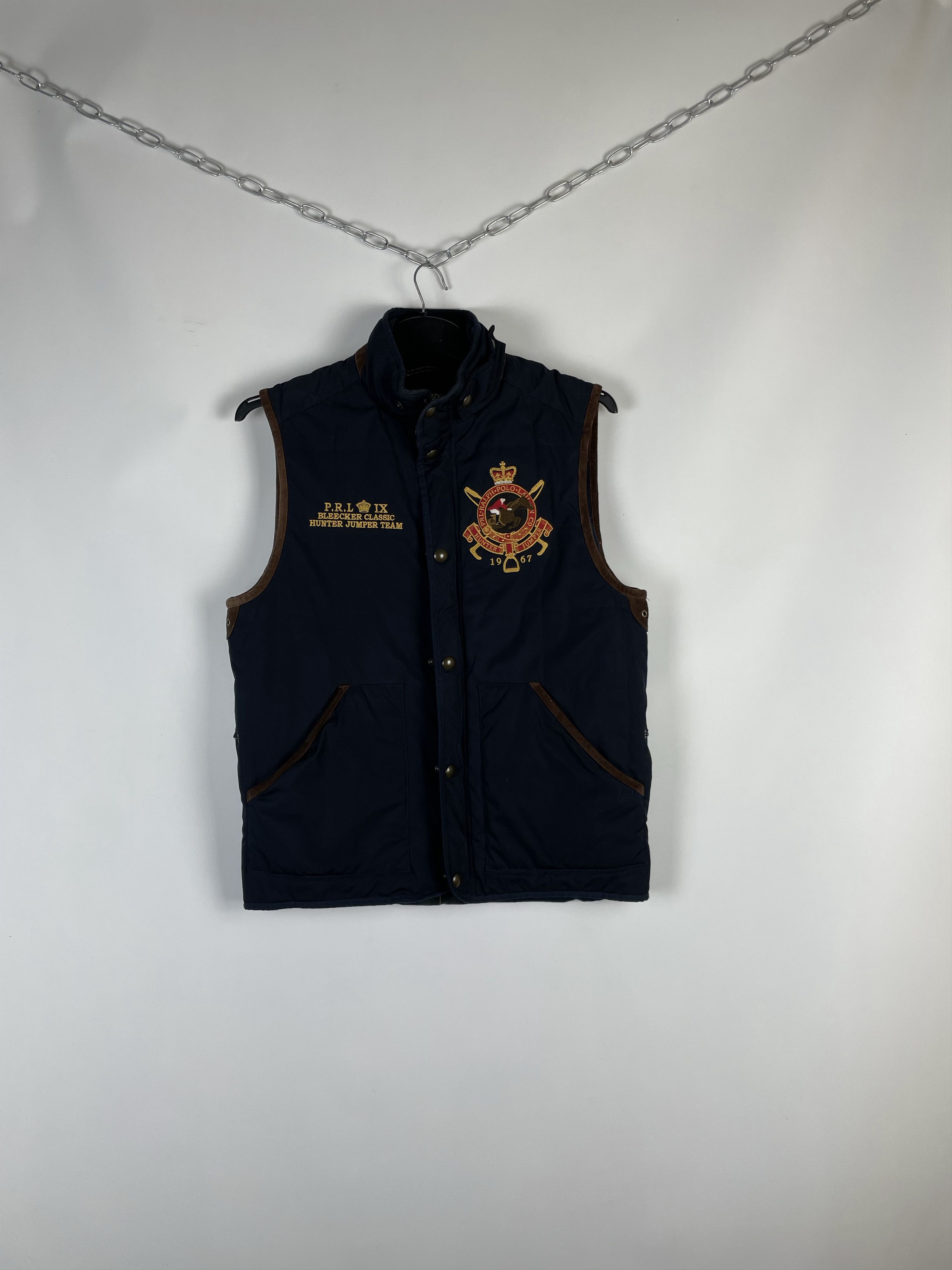Polo Ralph Lauren Polo Ralph Lauren Vintage Mens Vest Zip Up Pony Y2K Size US M / EU 48-50 / 2 - 1 Thumbnail