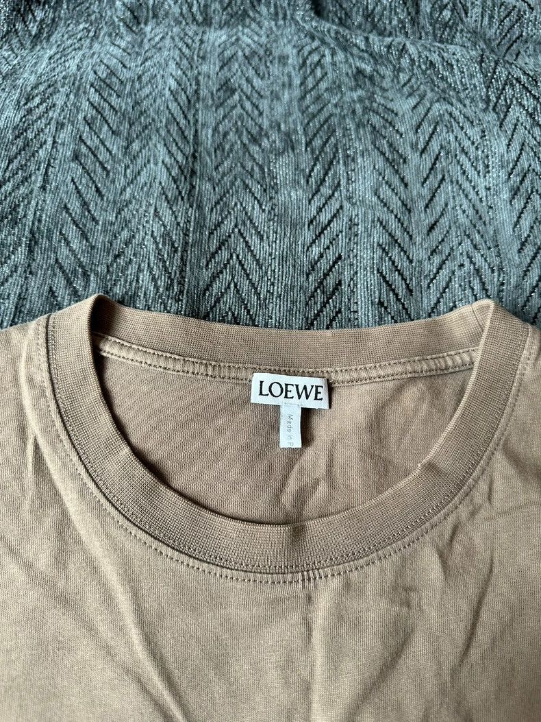 Loewe LOEWE Brown embroidered short sleeves Size US S / EU 44-46 / 1 - 3 Thumbnail