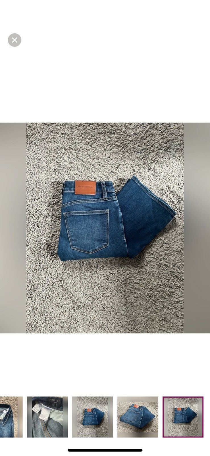Lucky Brand Lucky Brand "Lolita" Low-Rise Bootcut jeans. Size 27/4. Size 27" / US 4 / IT 40 - 11 Thumbnail