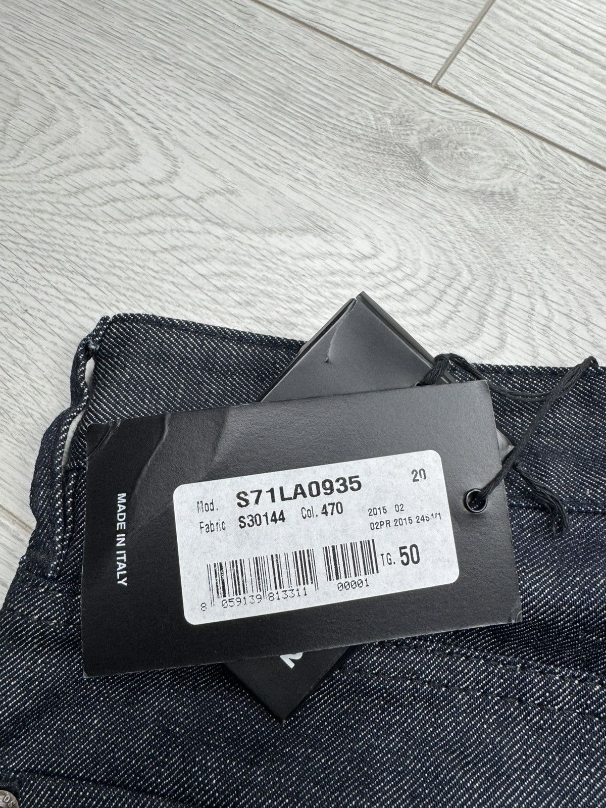 Dsquared2 × Vintage New Dsquared2 Denim Slim Jeans Big Logo Y2K Pocket Size US 34 / EU 50 - 5 Thumbnail