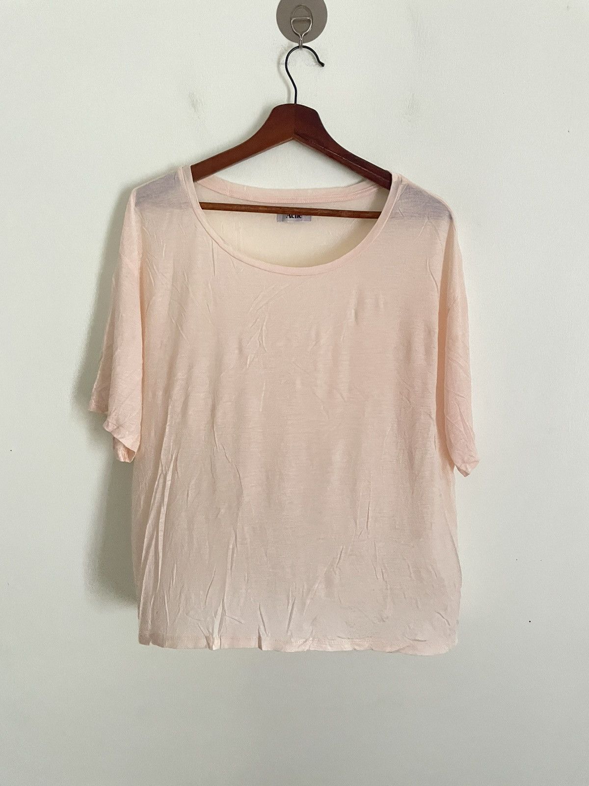 Acne Studios Acne Wonder Tencel Tshirt Size US S / EU 44-46 / 1 - 1 Thumbnail