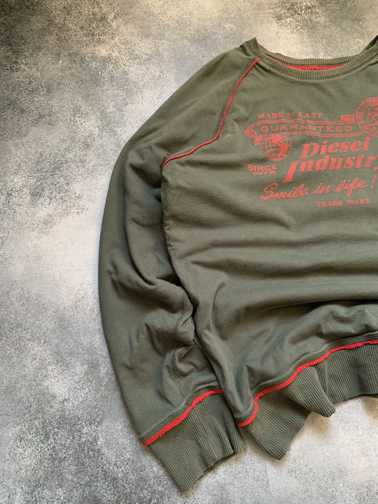 Designer × Japanese Brand × Vintage Diesel vintage y2k sweatshirt Size US XL / EU 56 / 4 - 2 Thumbnail