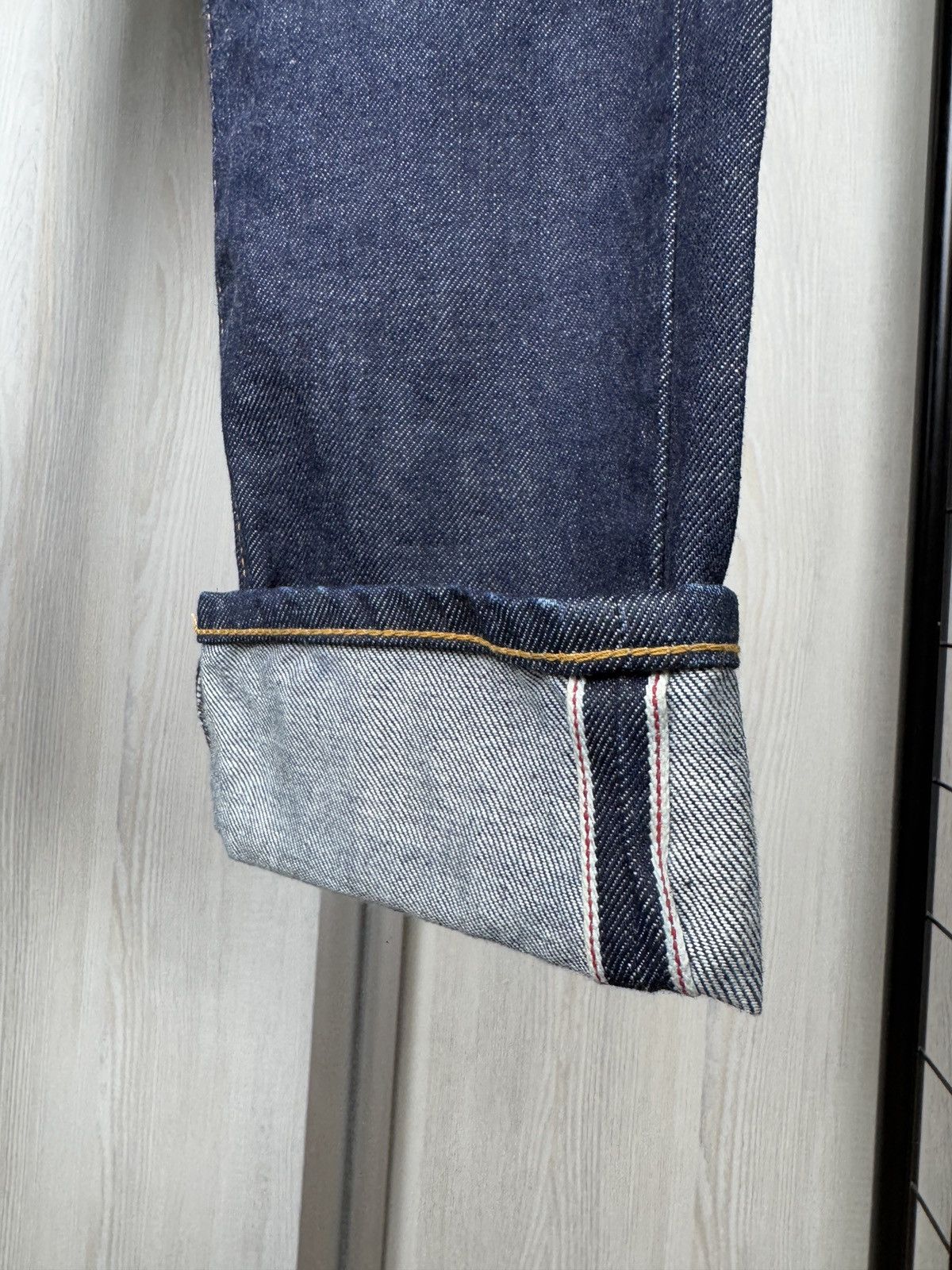 KURO KURO dempsey wide tapered ankle length indigo one wash jeans Size US 30 / EU 46 - 4 Thumbnail