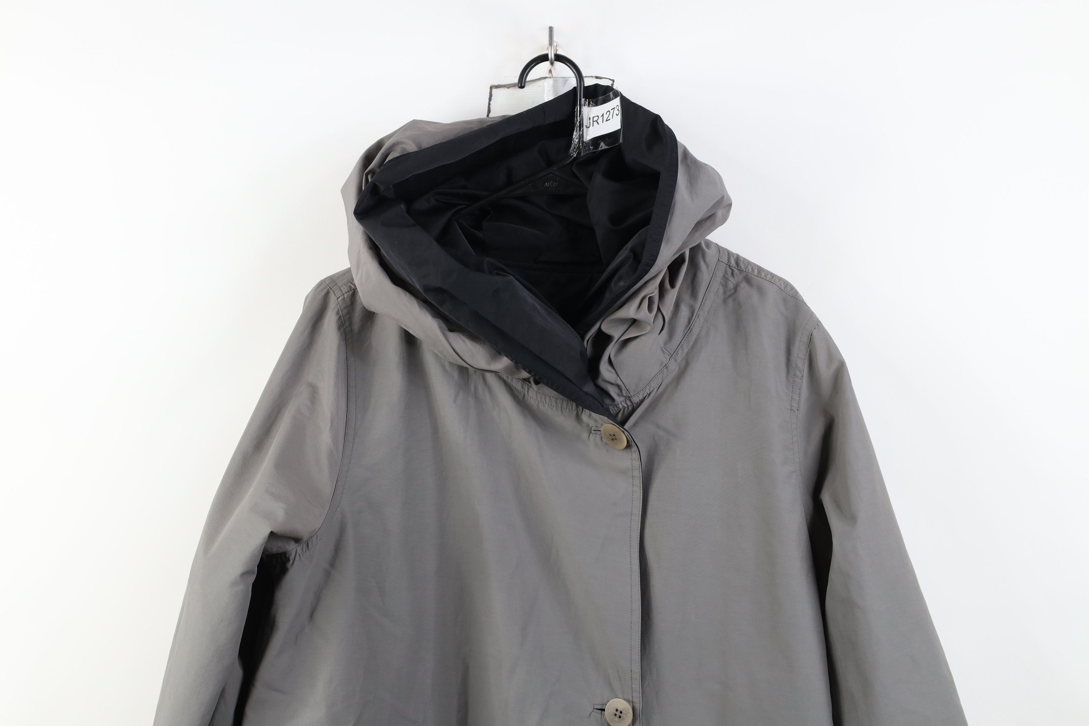Eileen Fisher Eileen Fisher Nylon Reversible Hooded Parka Jacket Coat Size L / US 10 / IT 46 - 12 Thumbnail
