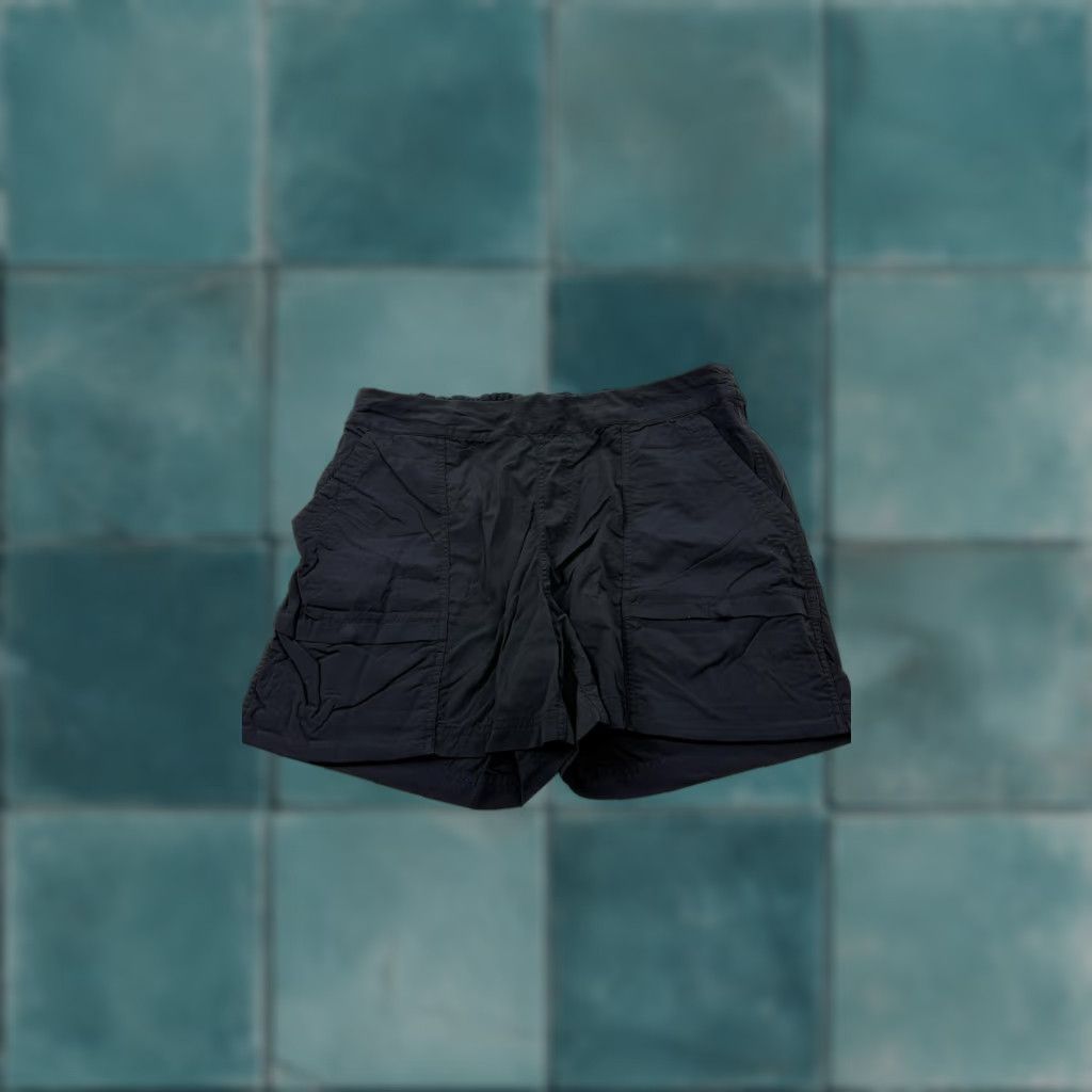 Vintage REI Co-op Shorts Mens M Black Nylon Quick Dry Pockets Hiking Elastic Waist Regular Fit Womens? Size US 31 - 1 Thumbnail