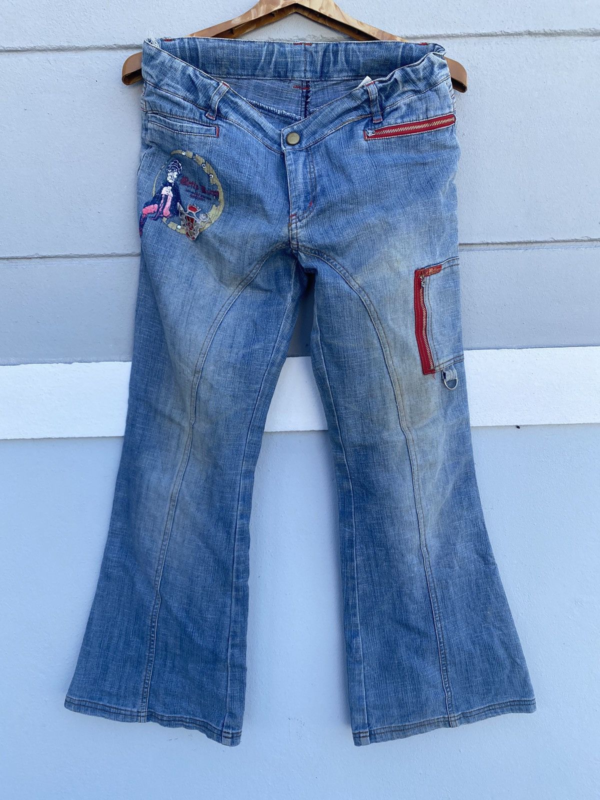 Vintage vintage Jeans Betty boop Denim Size 32" / US 10 / IT 46 - 1 Thumbnail