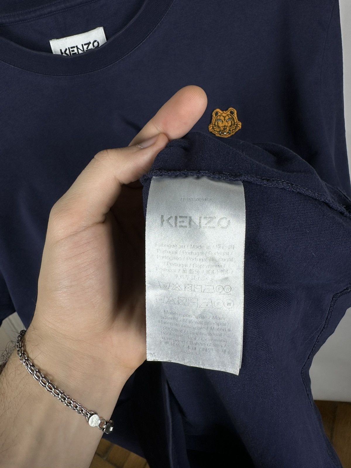 Kenzo Kenzo Small Tiger Crest Head T Shirt Size US L / EU 52-54 / 3 - 9 Thumbnail