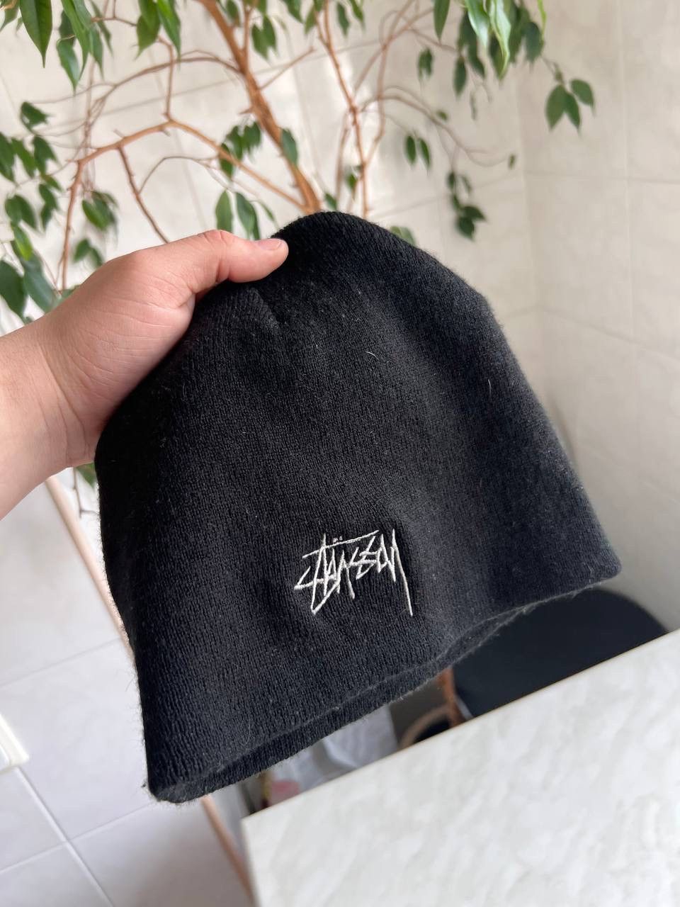 Stussy 90s Vintage Stussy Black Beanie Hat Graffiti logo Size ONE SIZE - 3 Thumbnail