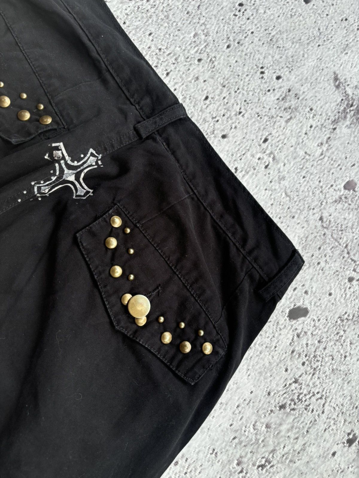 Hysteric Glamour Y2k Mirame Studded Black Pants Size US 29 - 6 Thumbnail