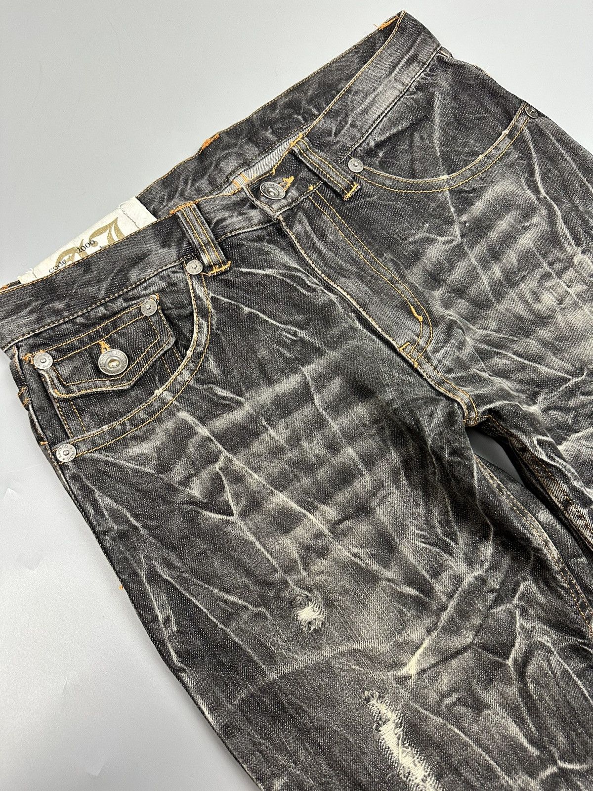 Artful Dodger 🔥Rare🔥Vintage Antful Jeans Whiskered Flared Denim Size US 32 / EU 48 - 10 Thumbnail