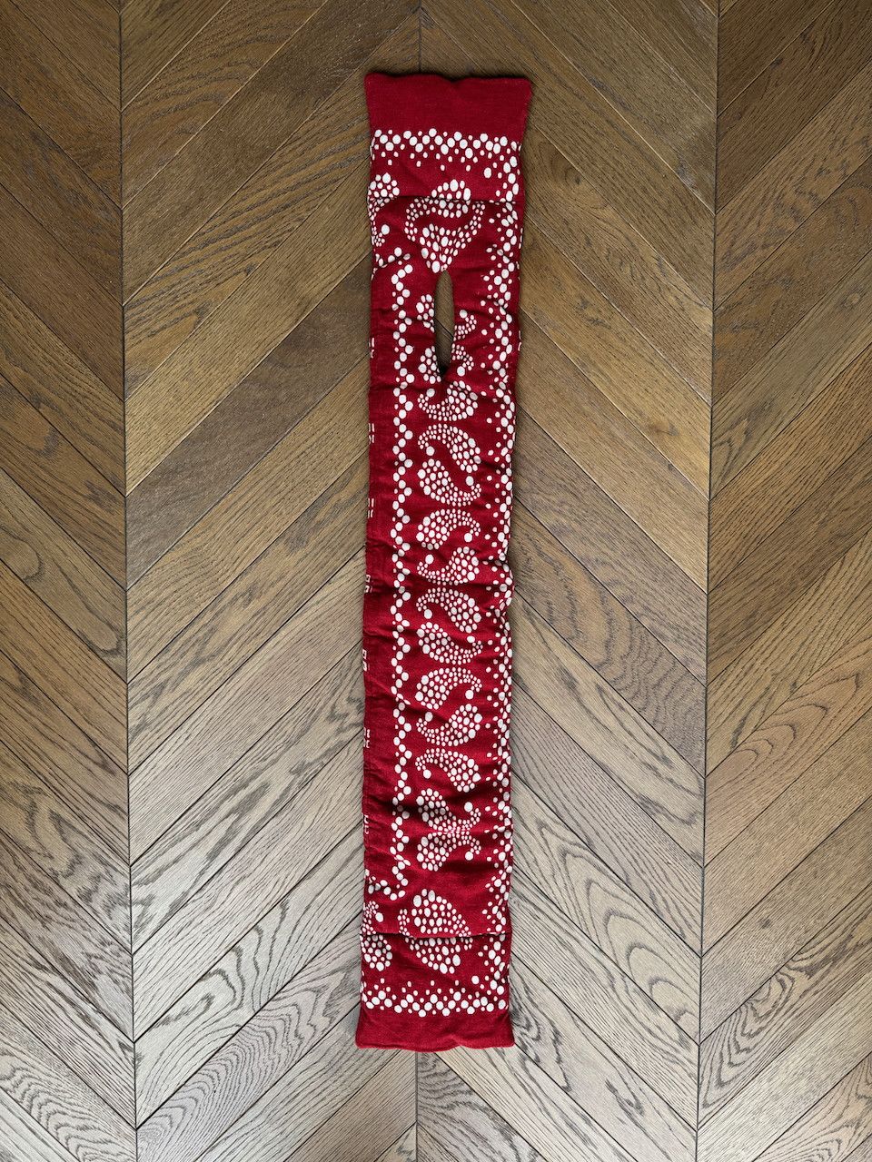Kapital [OS] Linen/Rayon Bandana Kesa Scarf in Red (FW21) Size ONE SIZE - 2 Thumbnail