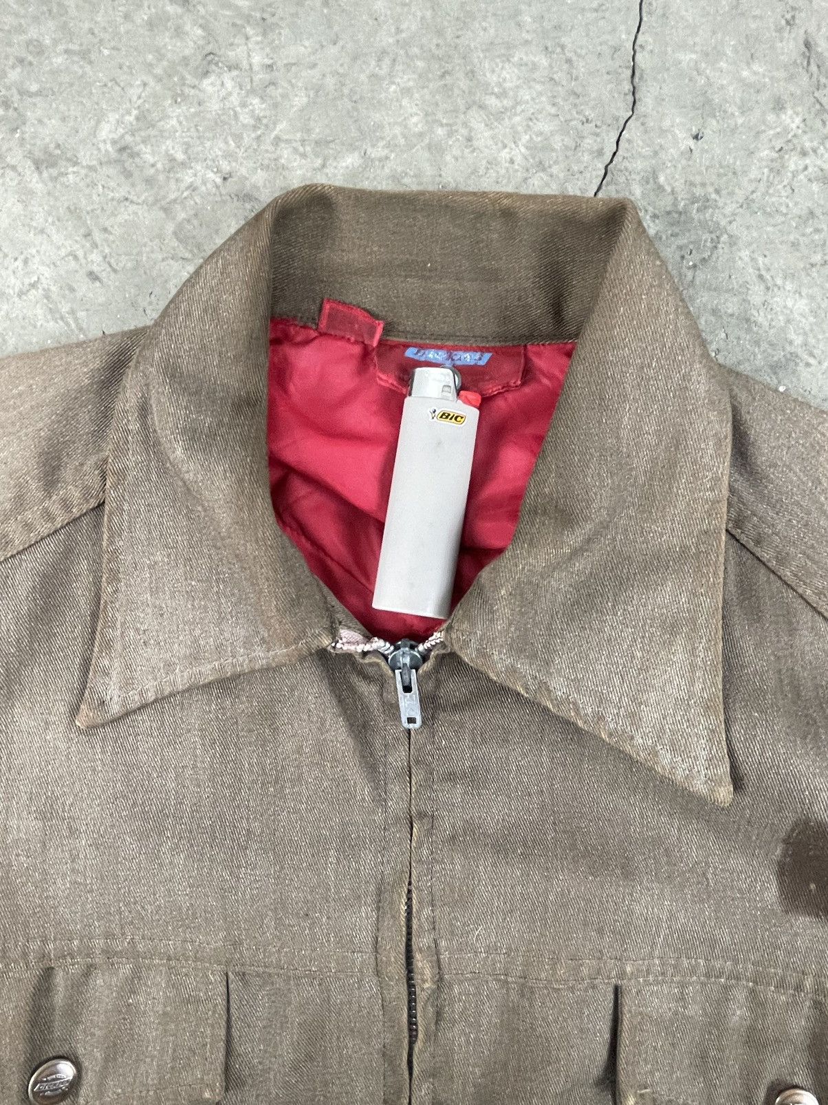 Dickies Vintage Dickies Jacket - Brown Size US S / EU 44-46 / 1 - 3 Thumbnail