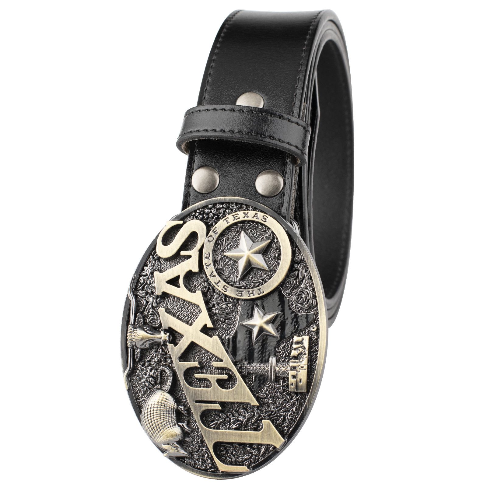 Designer Hip-hop Vintage Belt Riveted Belts Menswear Accessories Size ONE SIZE - 1 Thumbnail