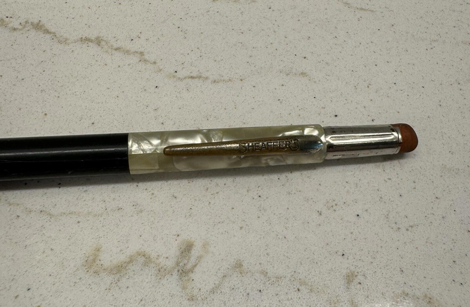 Schaeffers Garment Hotel Vintage Mechanical Pencil Sheaffer's Black Gold and Silver Size ONE SIZE - 5 Thumbnail