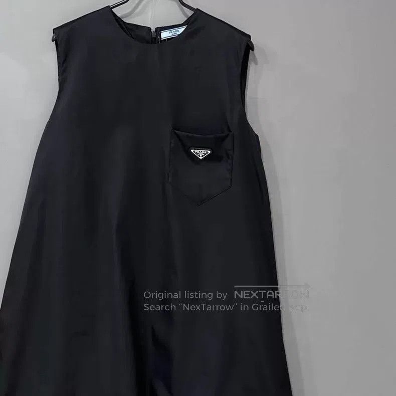 Prada Prada Triangle nylon sleeveless dress Size M / US 6-8 / IT 42-44 - 2 Thumbnail
