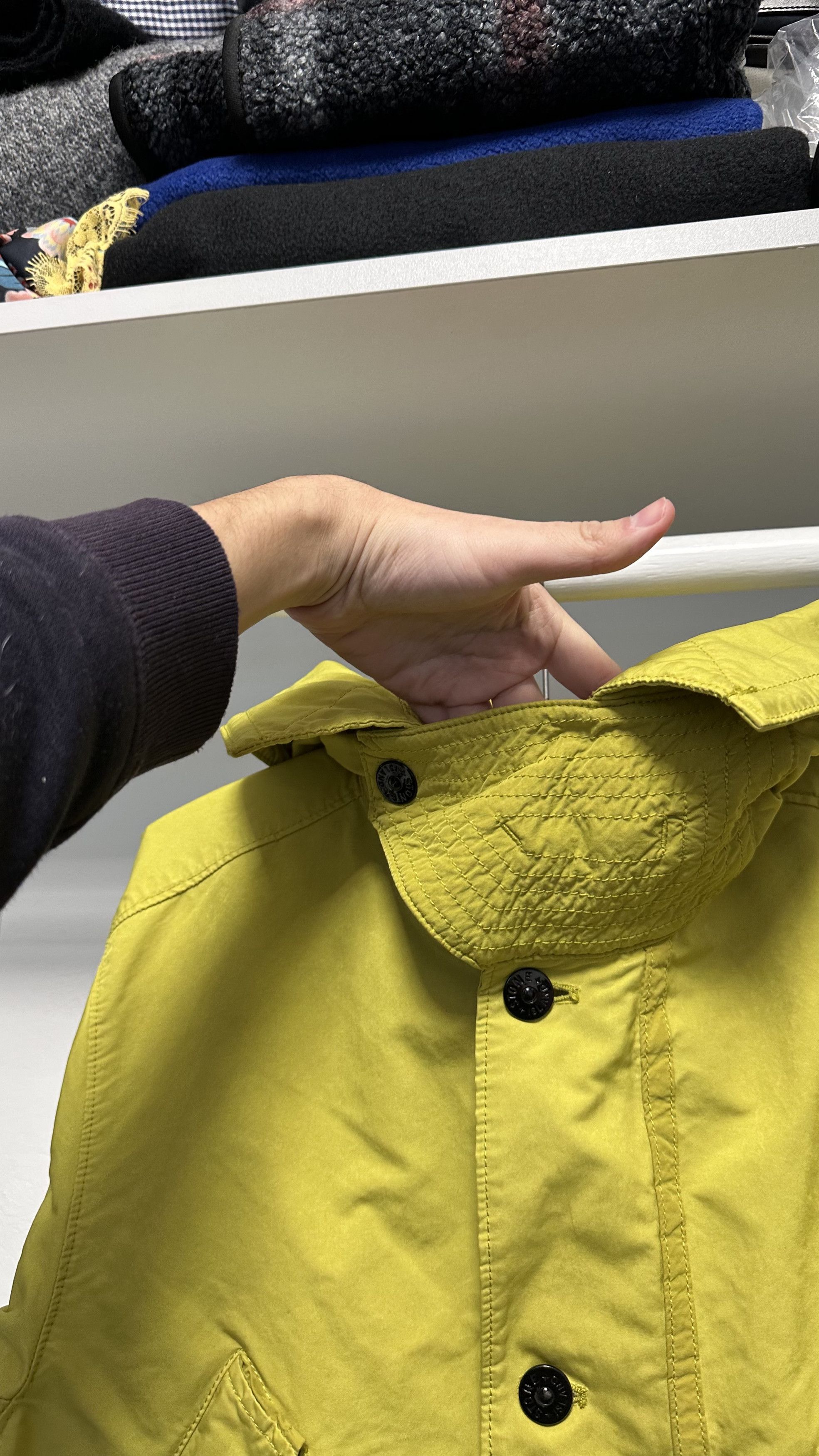 Stone Island Stone Island Yellow David TC Garment Dyed Parka Jacket Size US S / EU 44-46 / 1 - 6 Thumbnail