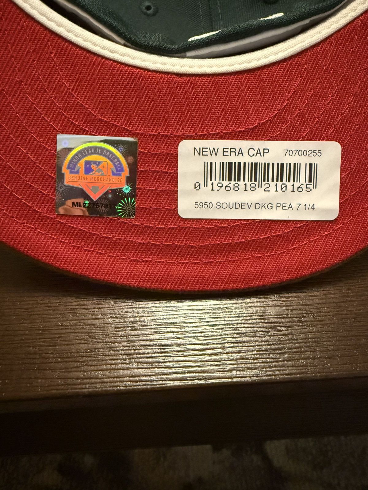 New Era 7 1/4 Southwest Michigan Devil Rays Fitted Hat Size ONE SIZE - 3 Thumbnail