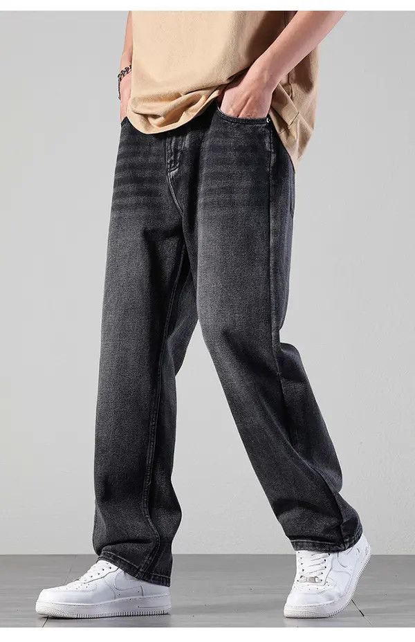 Japanese Brand Vintage washed distressed loose versatile simple jeans Size US 32 / EU 48 - 6 Thumbnail