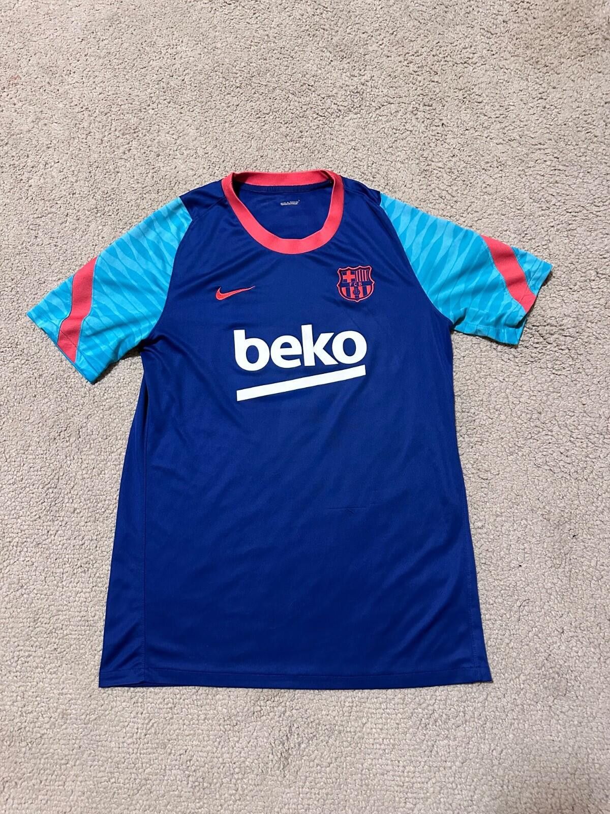 Nike Barcelona 2020/21 Training Football Shirt Nike Soccer Jersey Size US M / EU 48-50 / 2 - 1 Thumbnail
