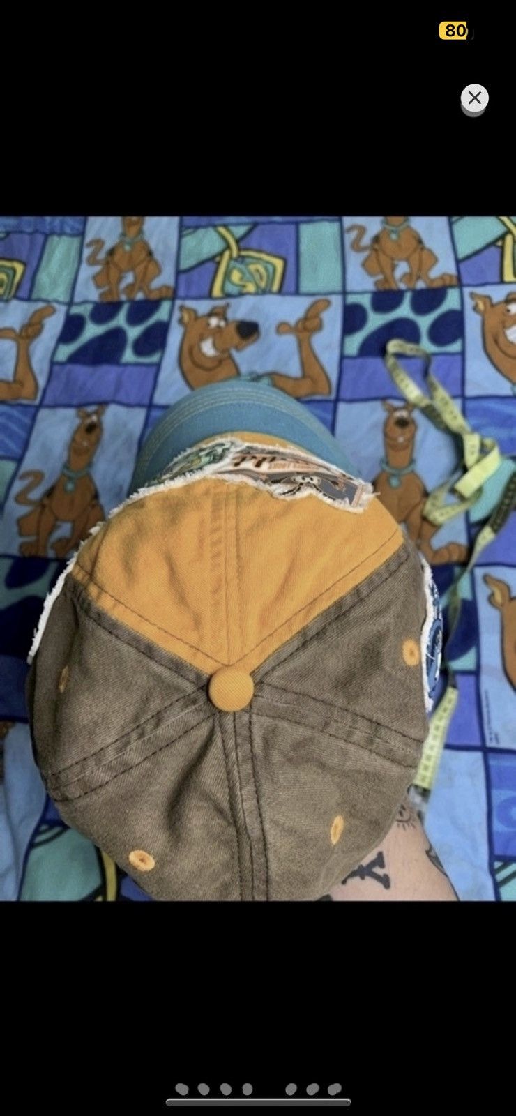 Disney ***FINAL DROP***RARE 00s DISNEYLAND PATCHWORK CHARACTER CAP Size ONE SIZE - 7 Thumbnail