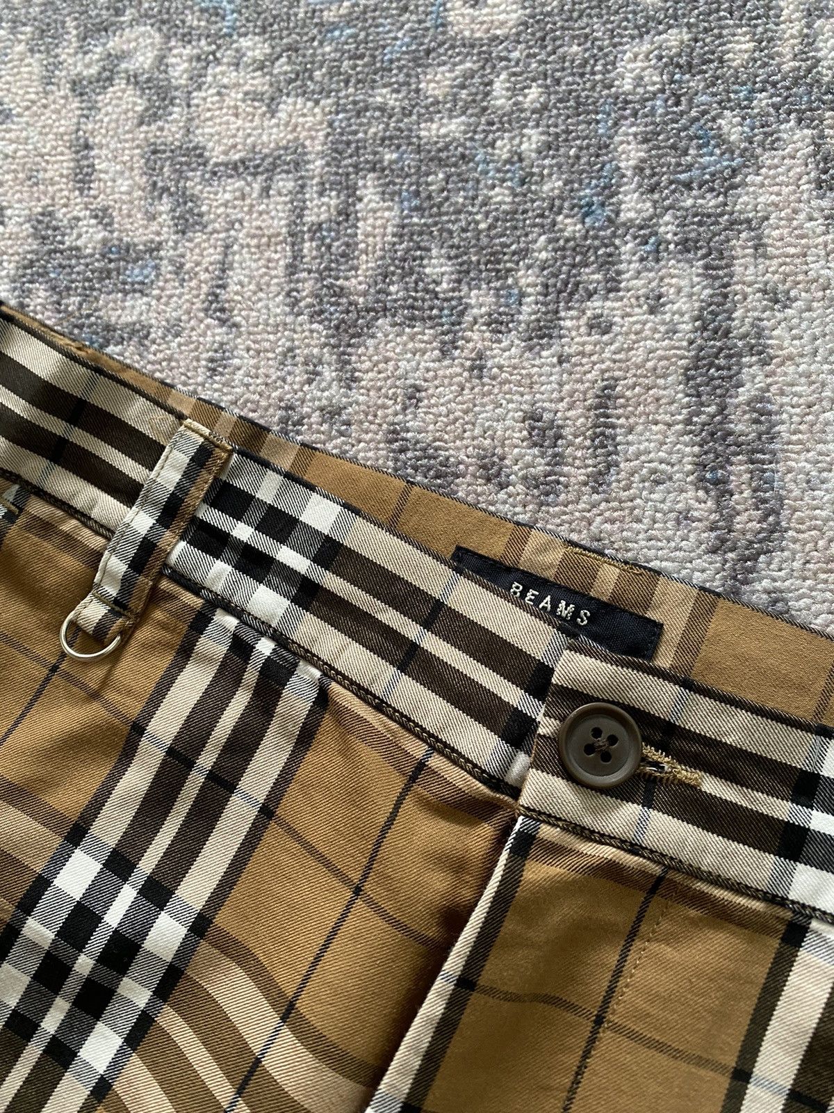Beams Plus Japanes Beams Heart Plaid Casual Pants Size US 31 - 5 Thumbnail