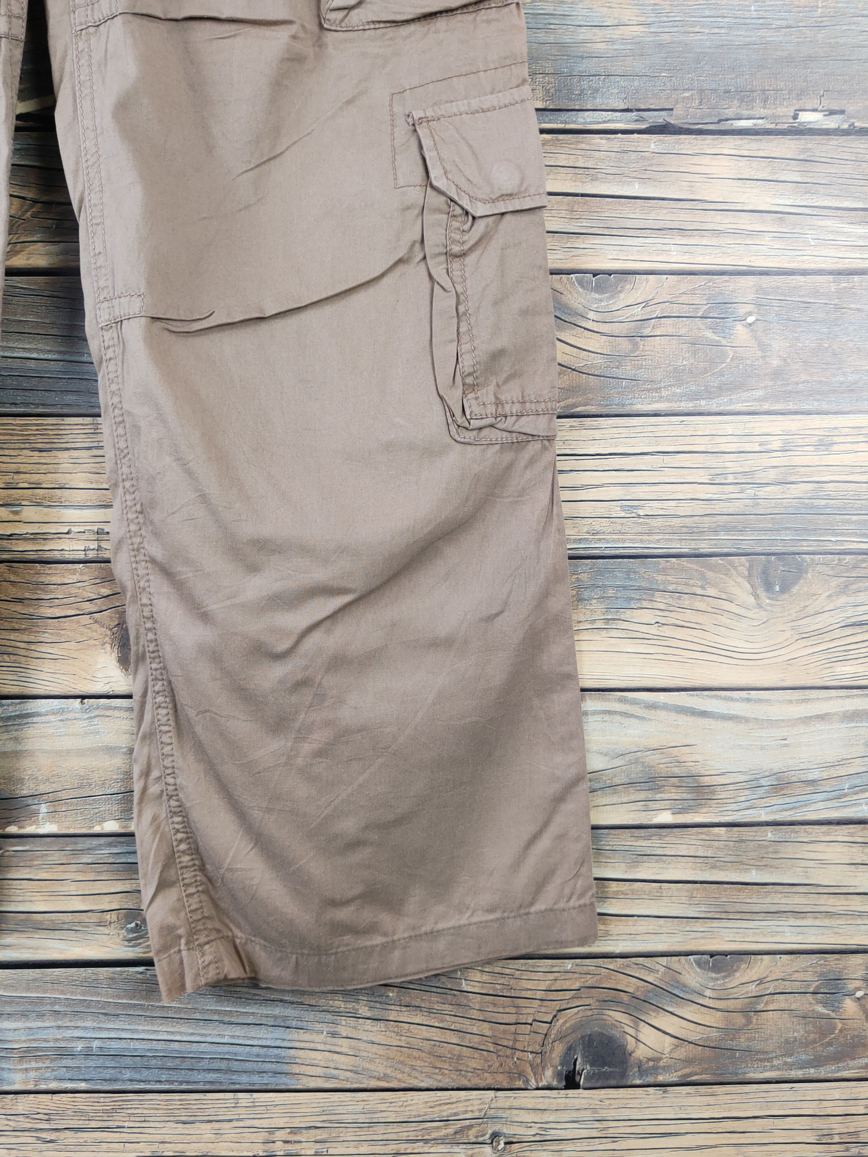 Japanese Brand DLL Litmus Brown Multipocket Tactical Cargo Pants #232 Size US 30 / EU 46 - 7 Thumbnail
