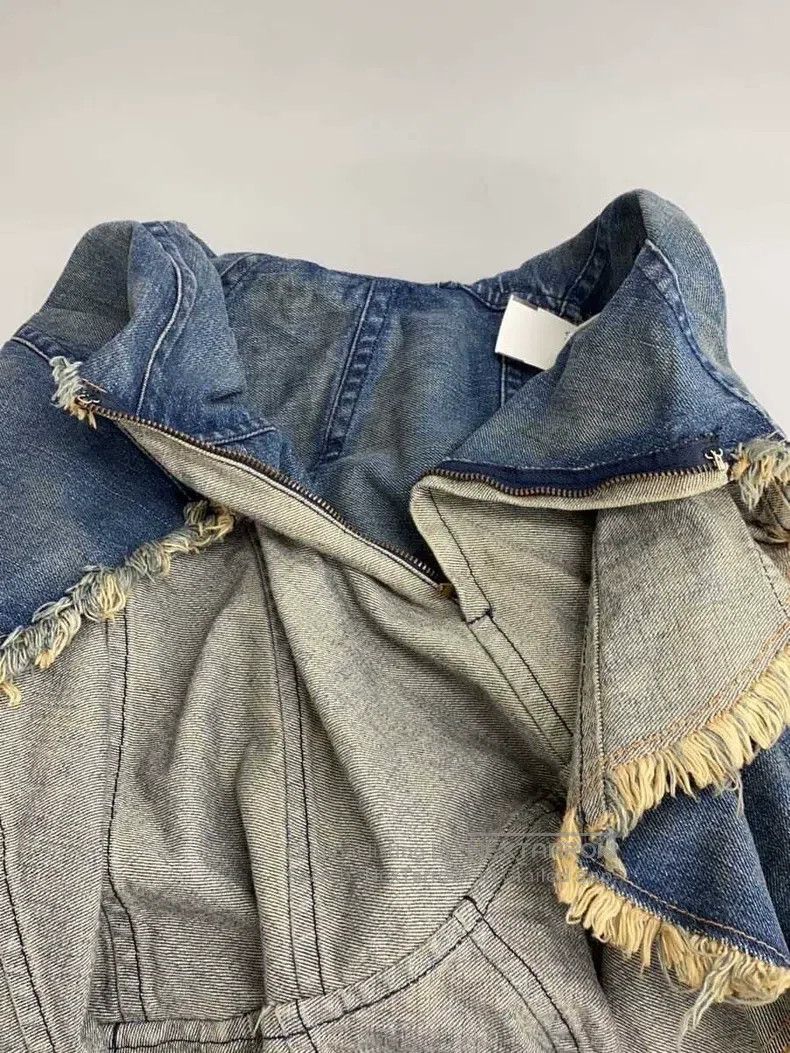 Junya Watanabe Junya Watanabe size S Asymmetric Denim Skirt Size 22" - 4 Thumbnail