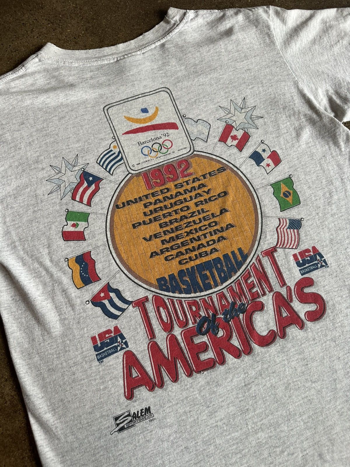 Vintage Dream Team 1992 Salem tee Size US M / EU 48-50 / 2 - 7 Thumbnail