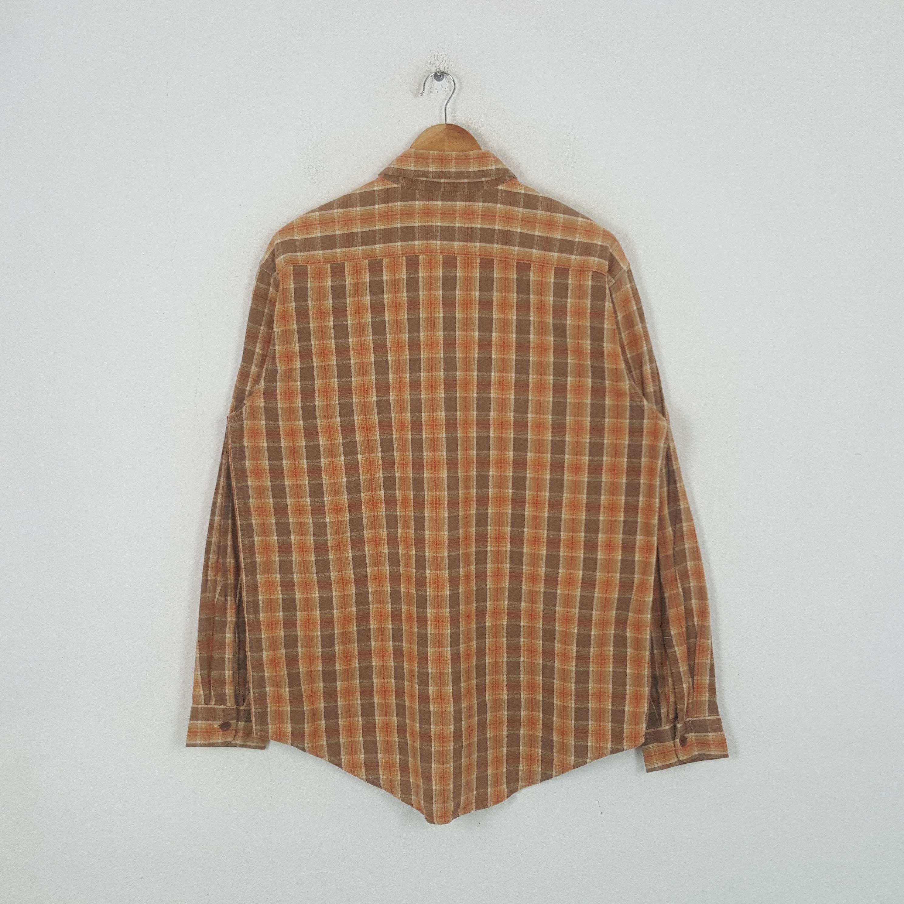Sugar Cane Vintage Sugar Cane Japanese Flannel Shirt Button Up C294N42 Size US L / EU 52-54 / 3 - 3 Thumbnail