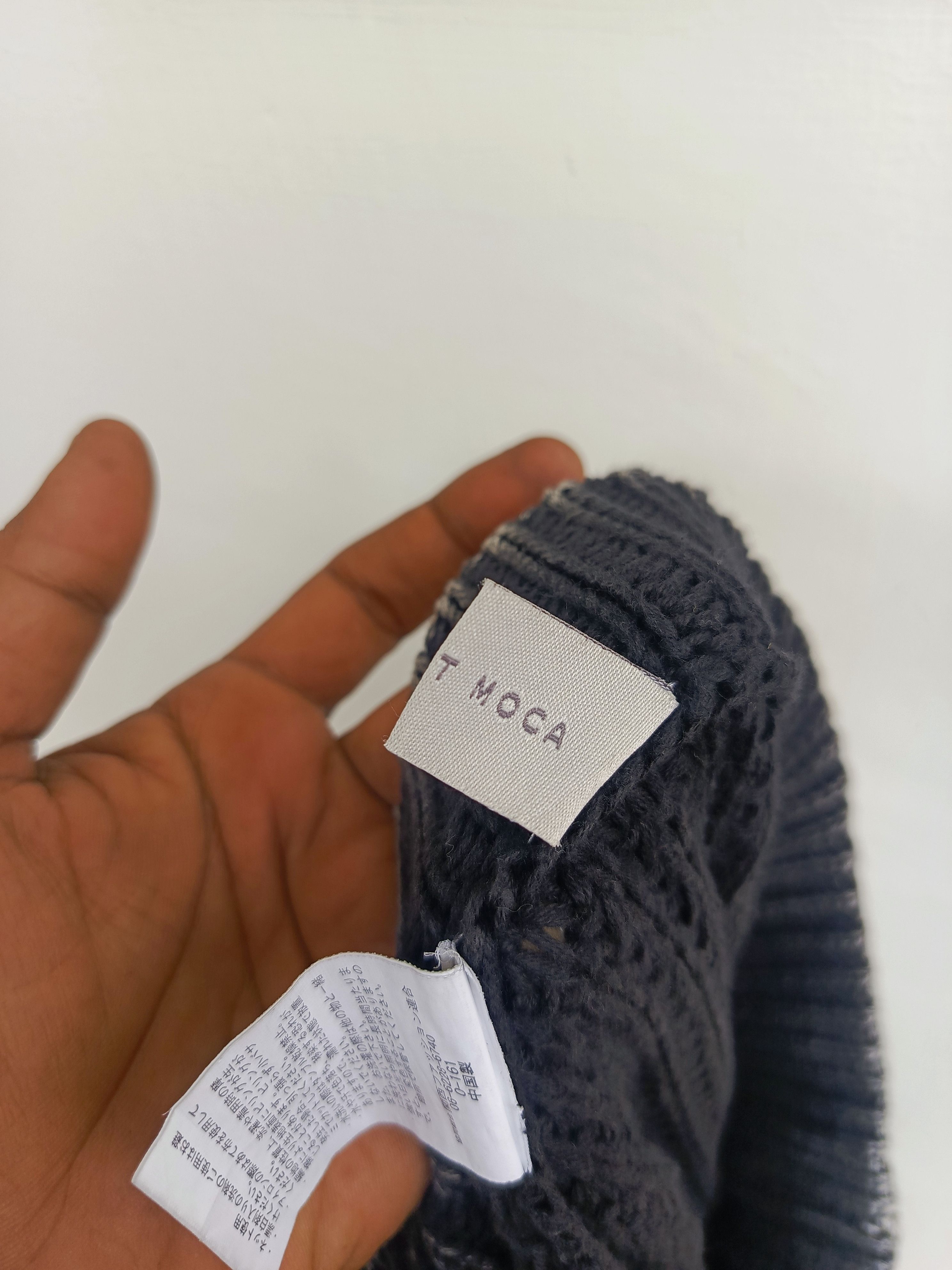 Japanese Brand Select moca knitted pants with an avantgarde style Size 29" - 10 Thumbnail