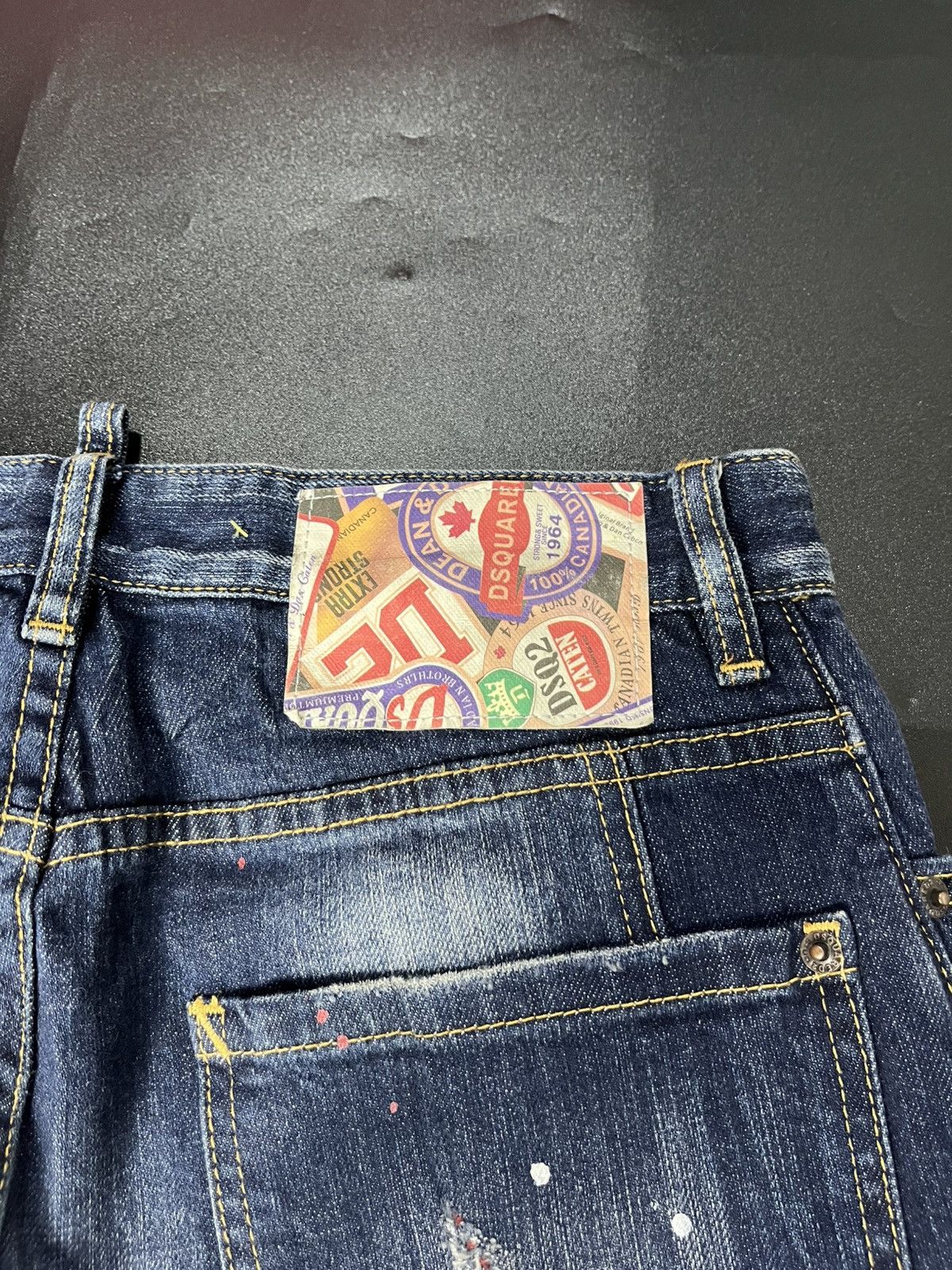Designer × Dsquared2 Dstressed DSquared2 skiny jeans Size US 31 - 8 Thumbnail