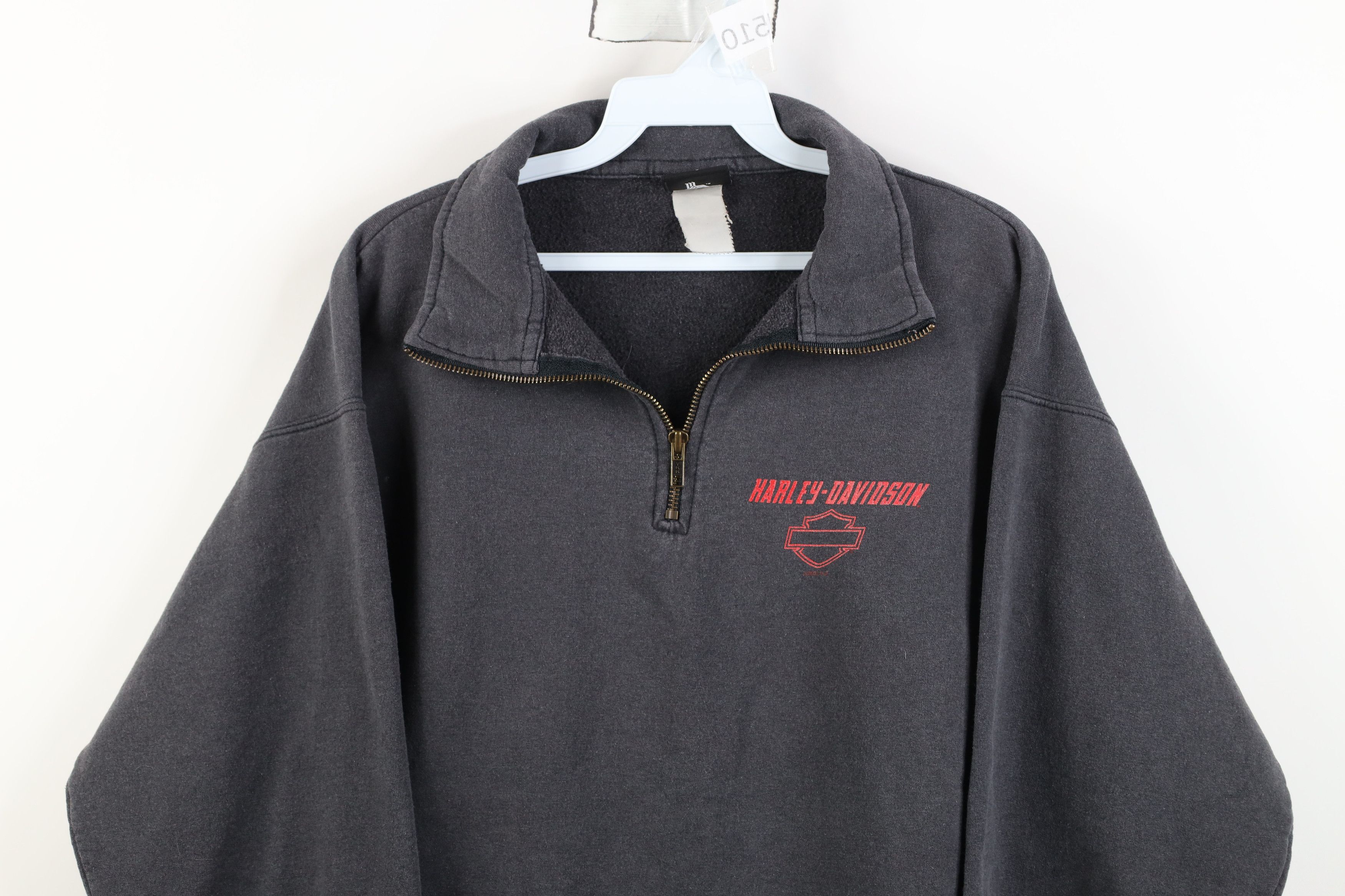 Harley Davidson Vintage Y2K 2002 Harley Davidson Fire Flames Sweatshirt Size XL / US 12-14 / IT 48-50 - 2 Thumbnail