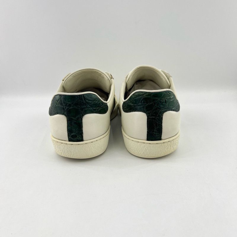 Gucci Gucci Ace White Low-Top Sneakers for Men - Size US 8.5 / EU 41-42 - 3 Thumbnail