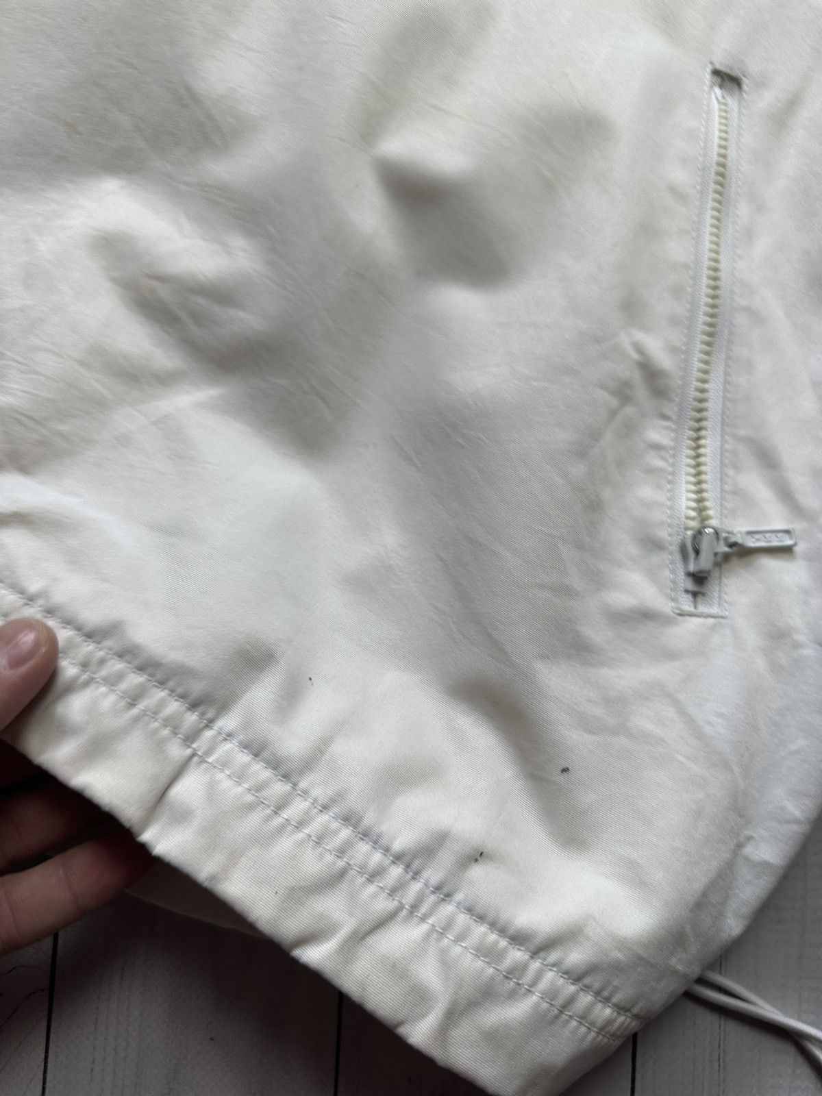 Nike × Vintage Vintage Nike white light jacket size M/L big logo Size US M / EU 48-50 / 2 - 5 Thumbnail