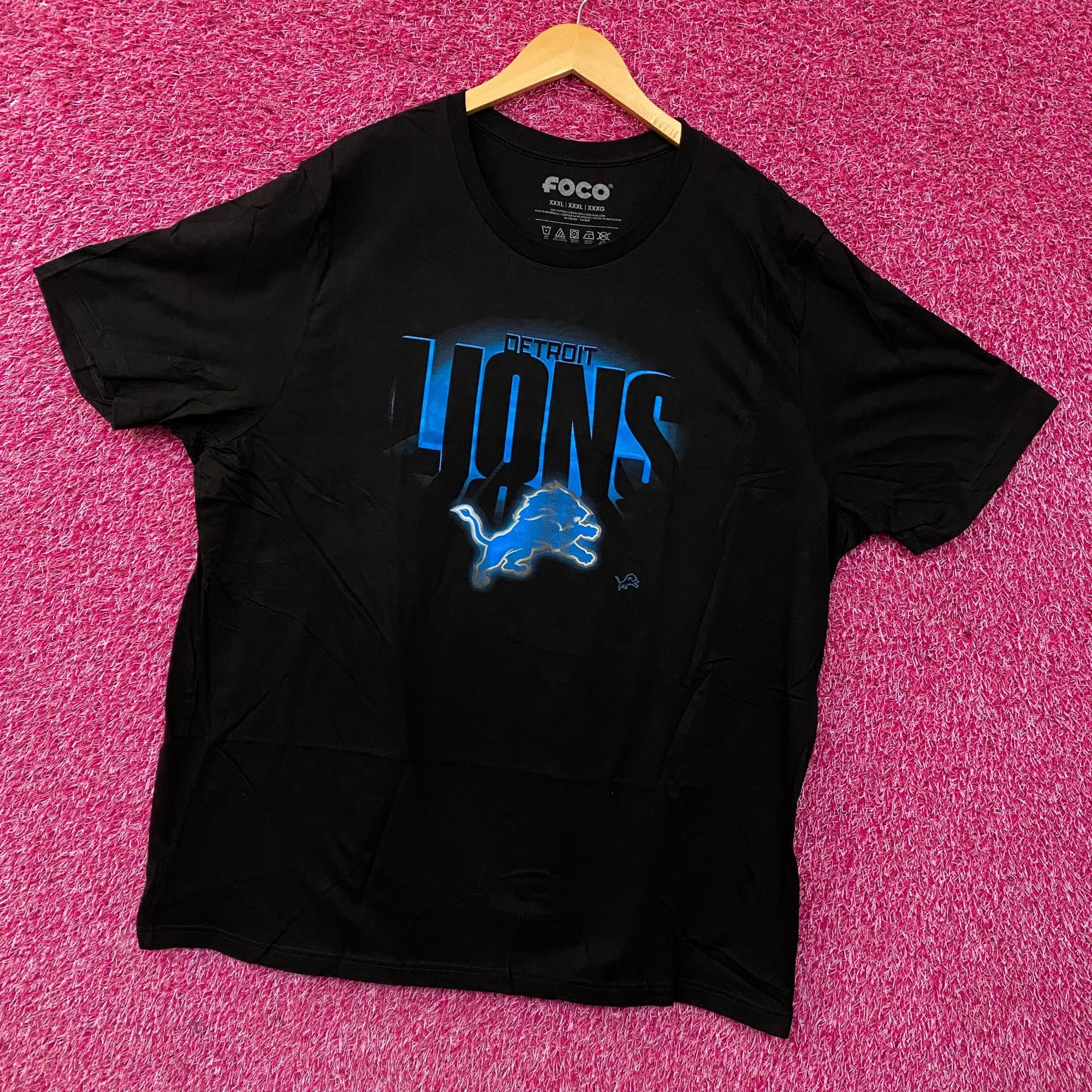 NFL FOCO NFL Detroit Lions Team Logo Graphic T-Shirt 3XL Size US XXL / EU 58 / 5 - 3 Thumbnail