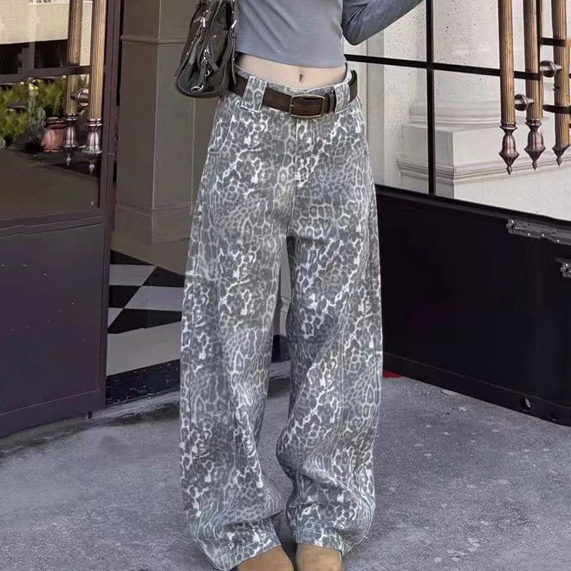 Jean Leopard Streetwear Jeans Size US 32 / EU 48 - 3 Thumbnail