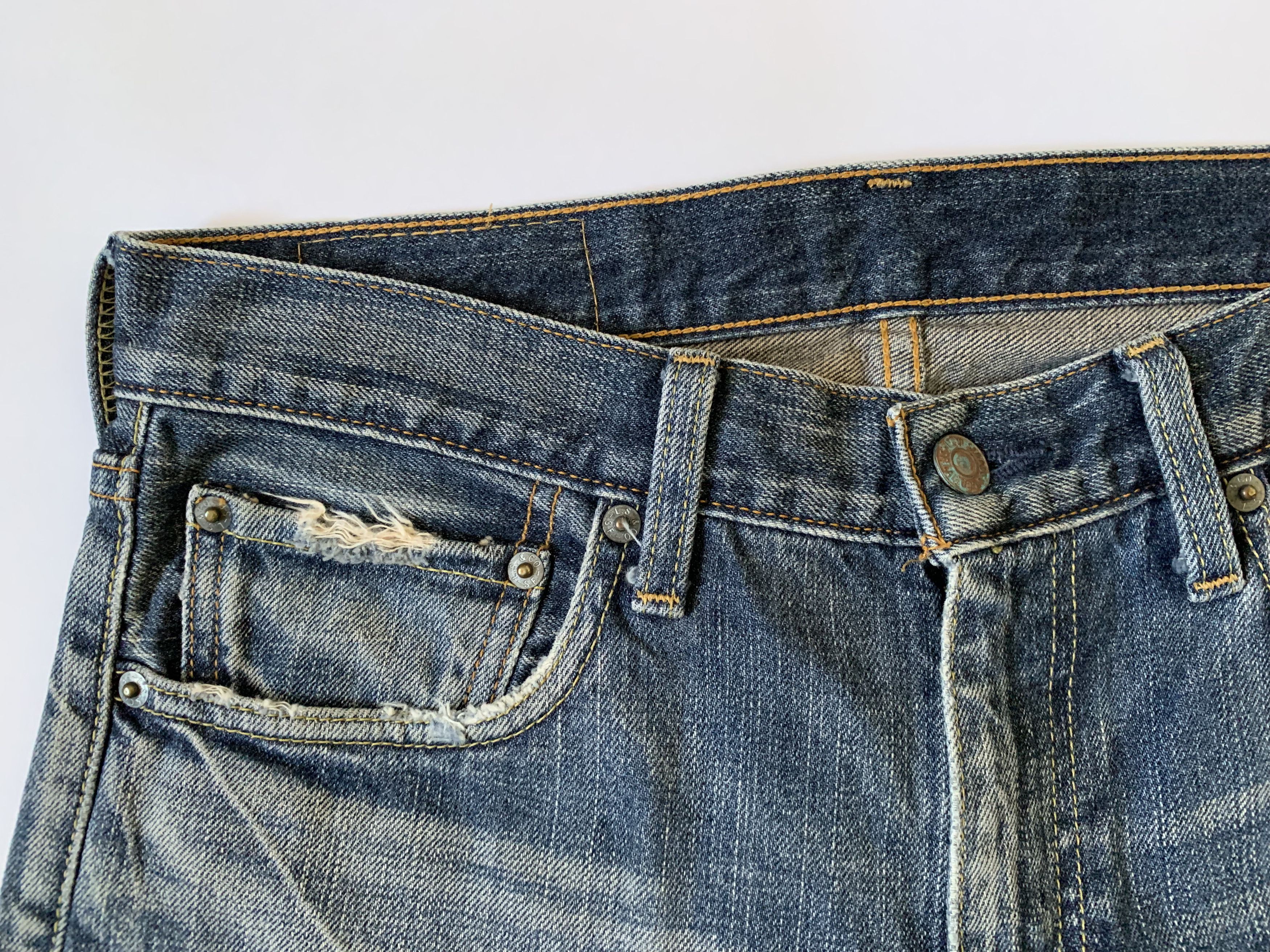Levi's Levi’s repaired 505 denim Size US 32 / EU 48 - 3 Thumbnail