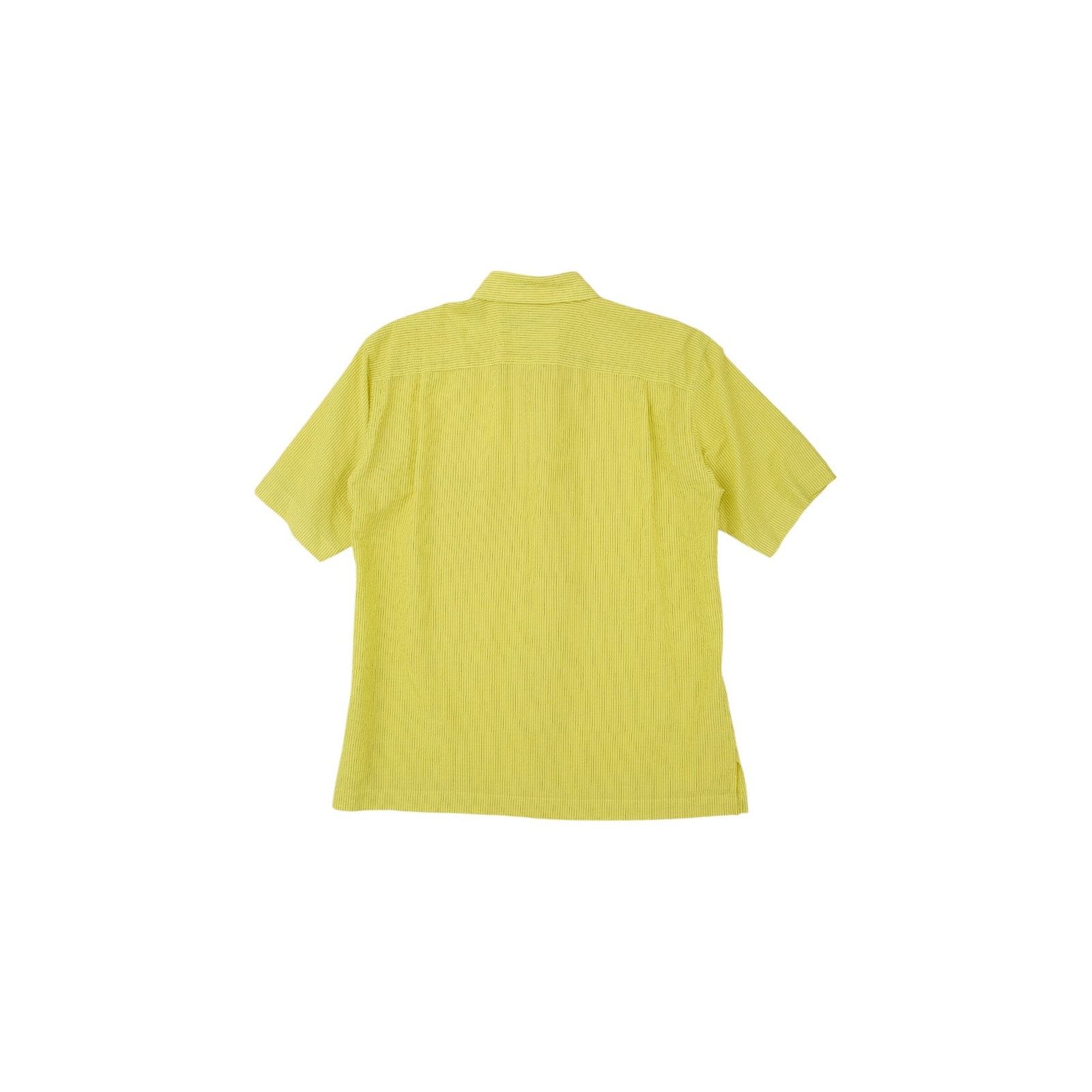 Issey Miyake Lime Green Short Sleeve Button Up Shirt Size US M / EU 48-50 / 2 - 2 Thumbnail
