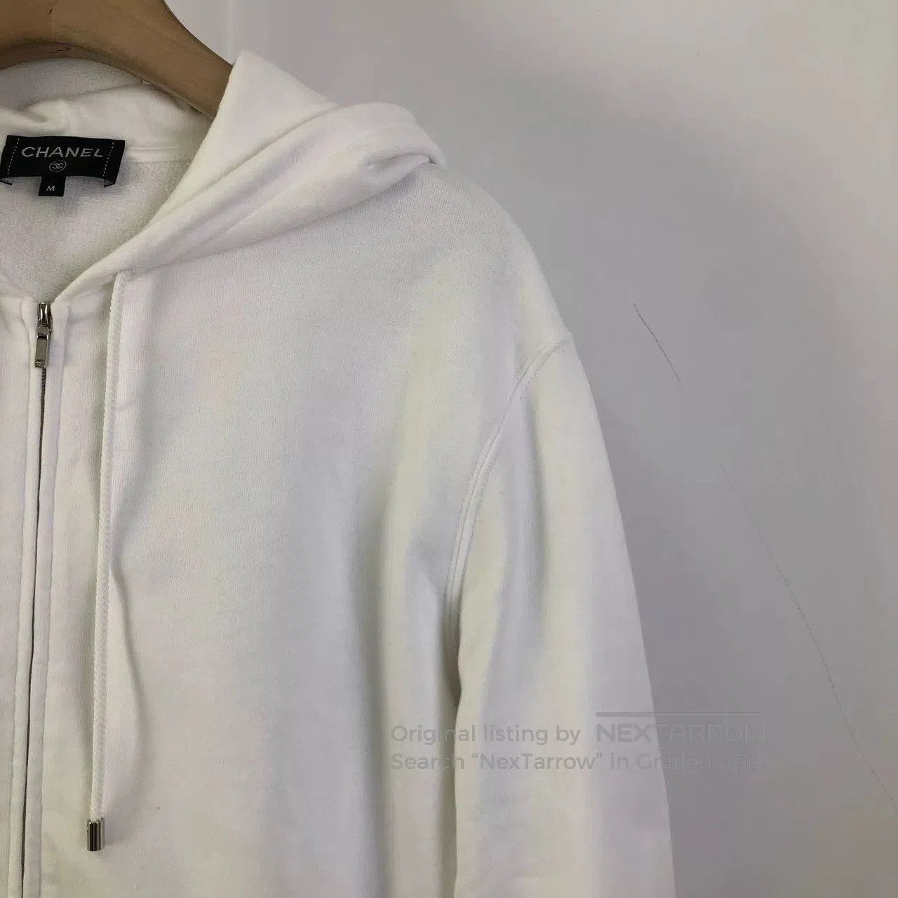 Chanel Chanel White Graffiti Sweatshirt Jacket. Size US M / EU 48-50 / 2 - 4 Thumbnail