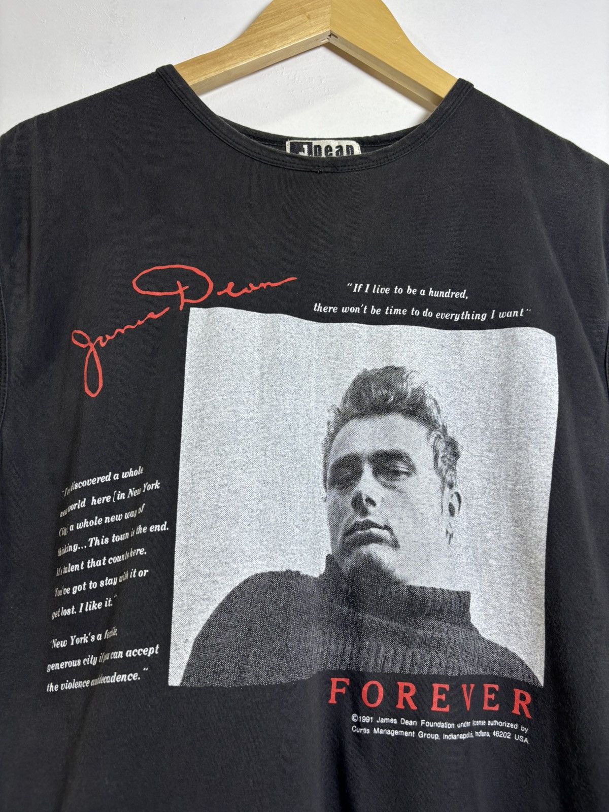 Vintage Vintage 90’s James Dean Sleeveless Shirt Size US M / EU 48-50 / 2 - 2 Thumbnail