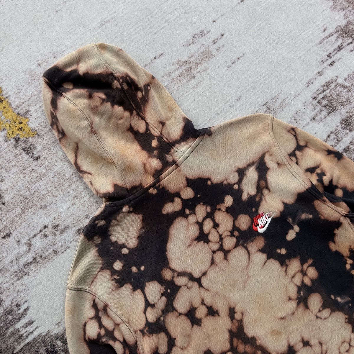 Nike NIKE SMALL SWOOSH ACID WASH HOODIE Size US M / EU 48-50 / 2 - 7 Thumbnail