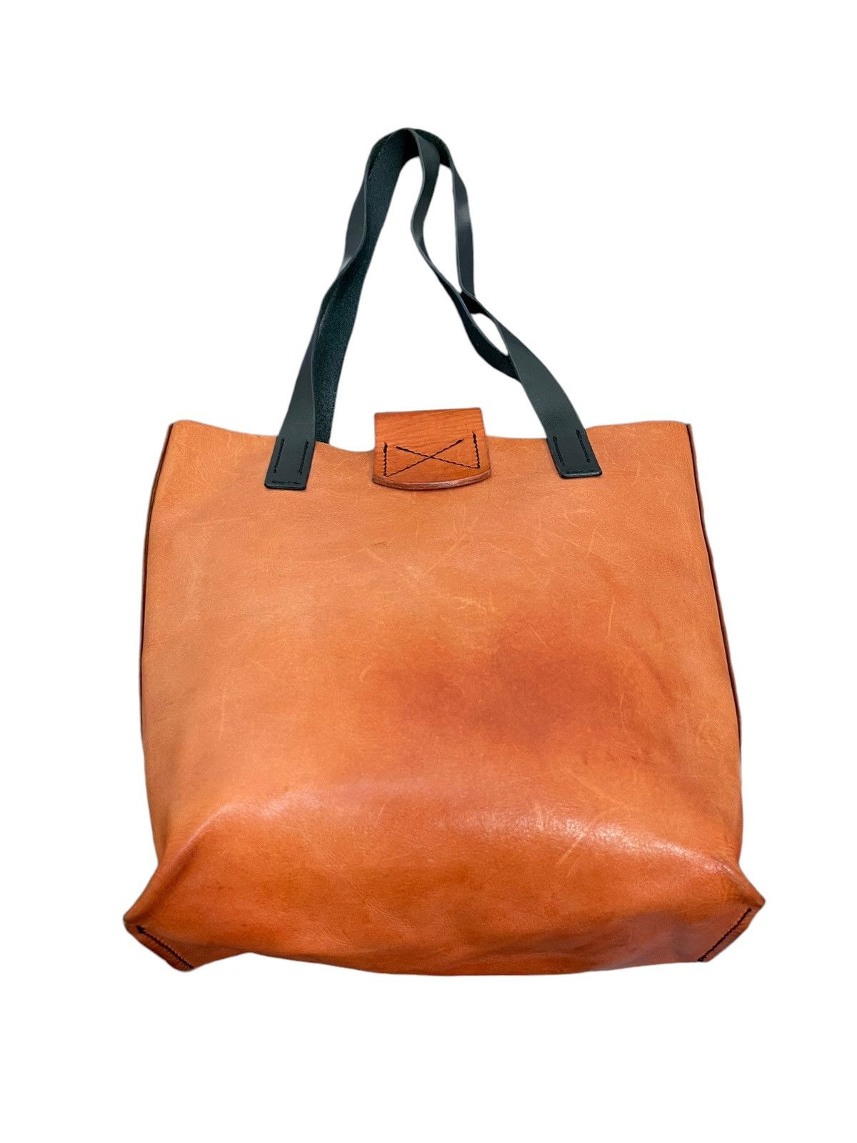 Leather Full Leather Unknown Handmade Japan Tote Shoulder Bag 4🟩 Size ONE SIZE - 12 Thumbnail